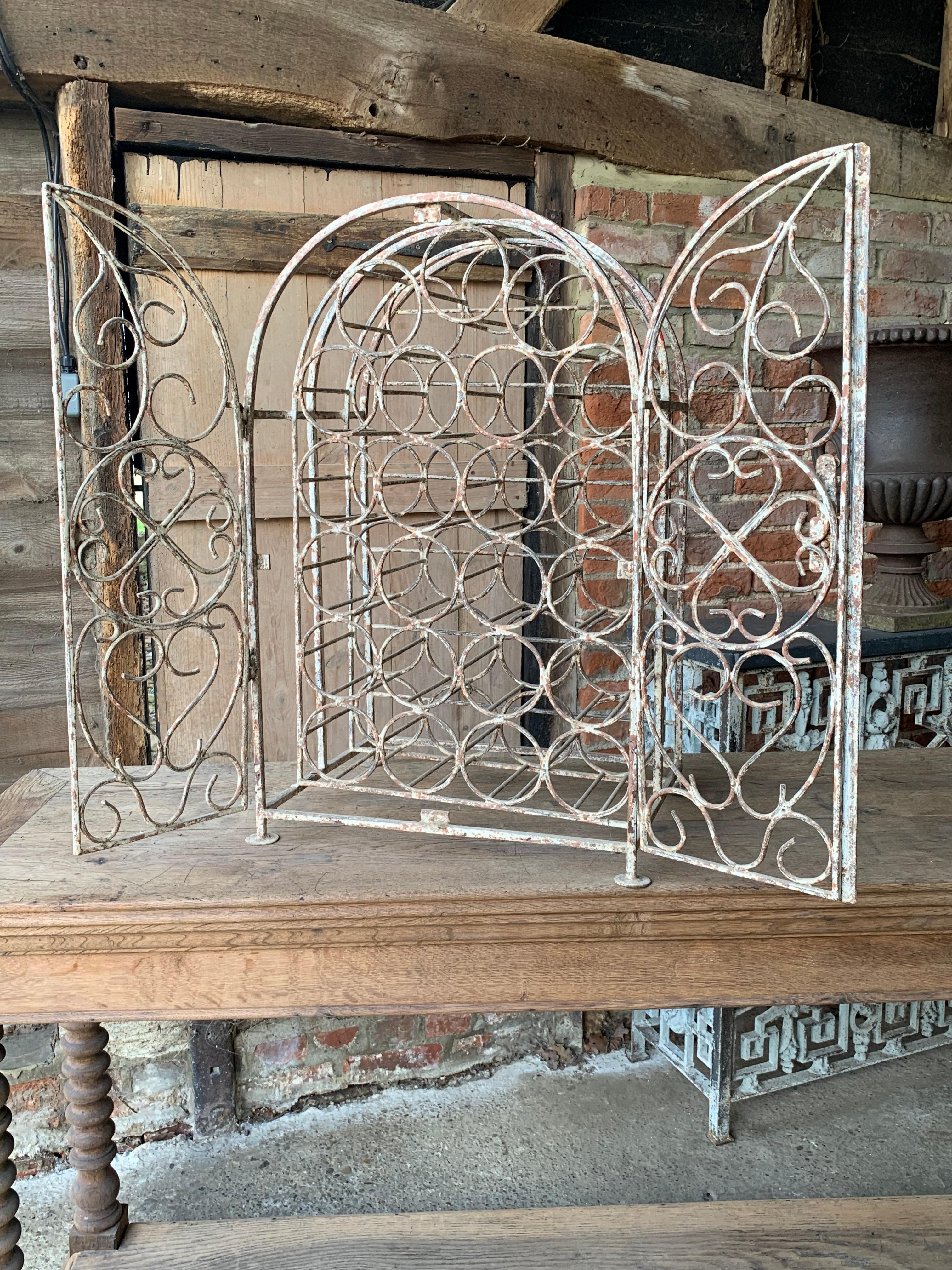 Metal Early 20th Century French Wine Rack