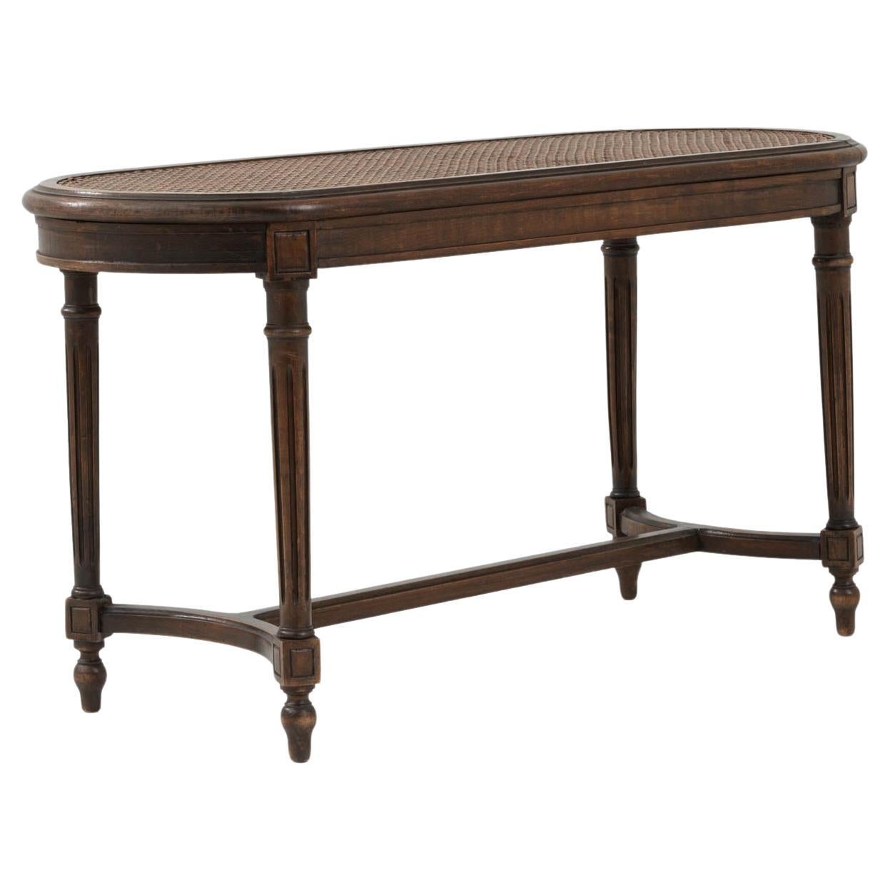 Early 20th Century French Wooden Bench