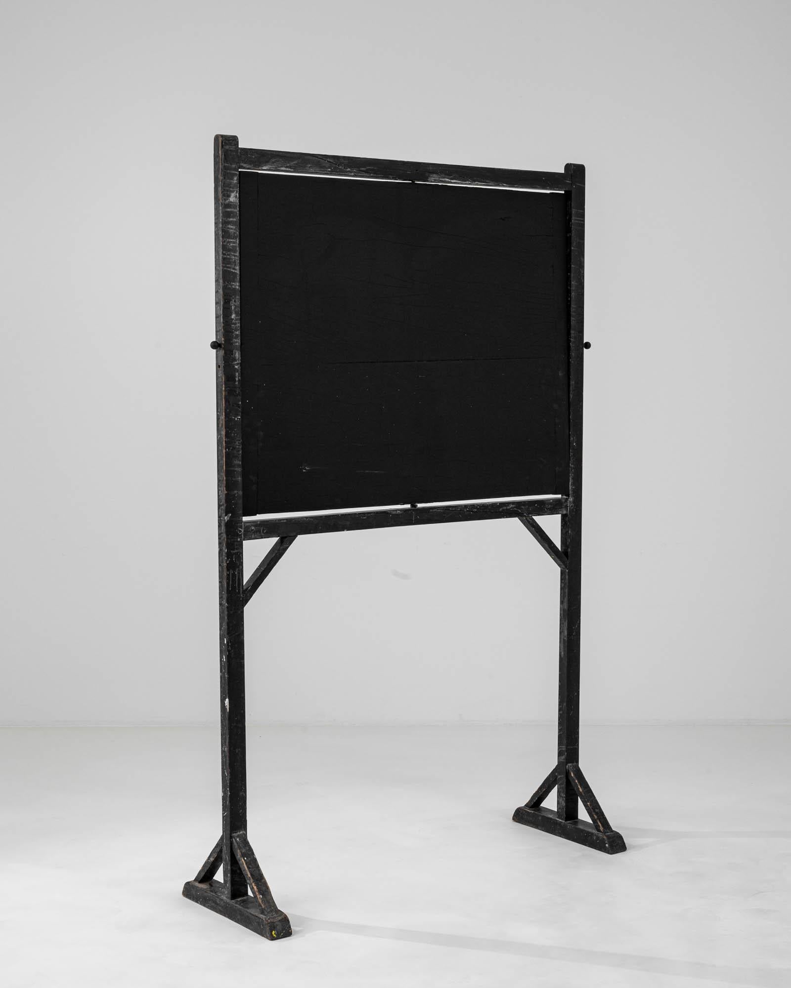 Early 20th Century French Wooden Blackboard For Sale 7