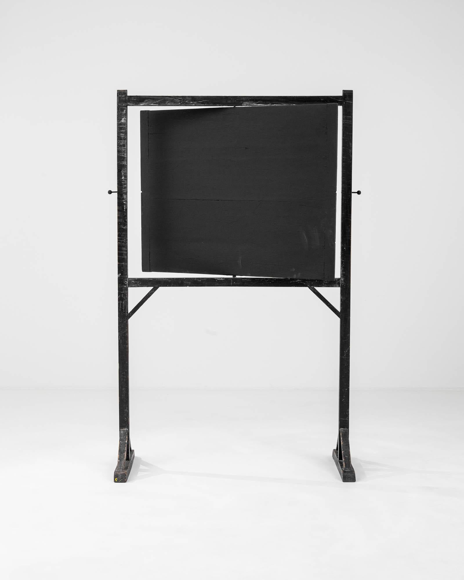 Early 20th Century French Wooden Blackboard For Sale 1
