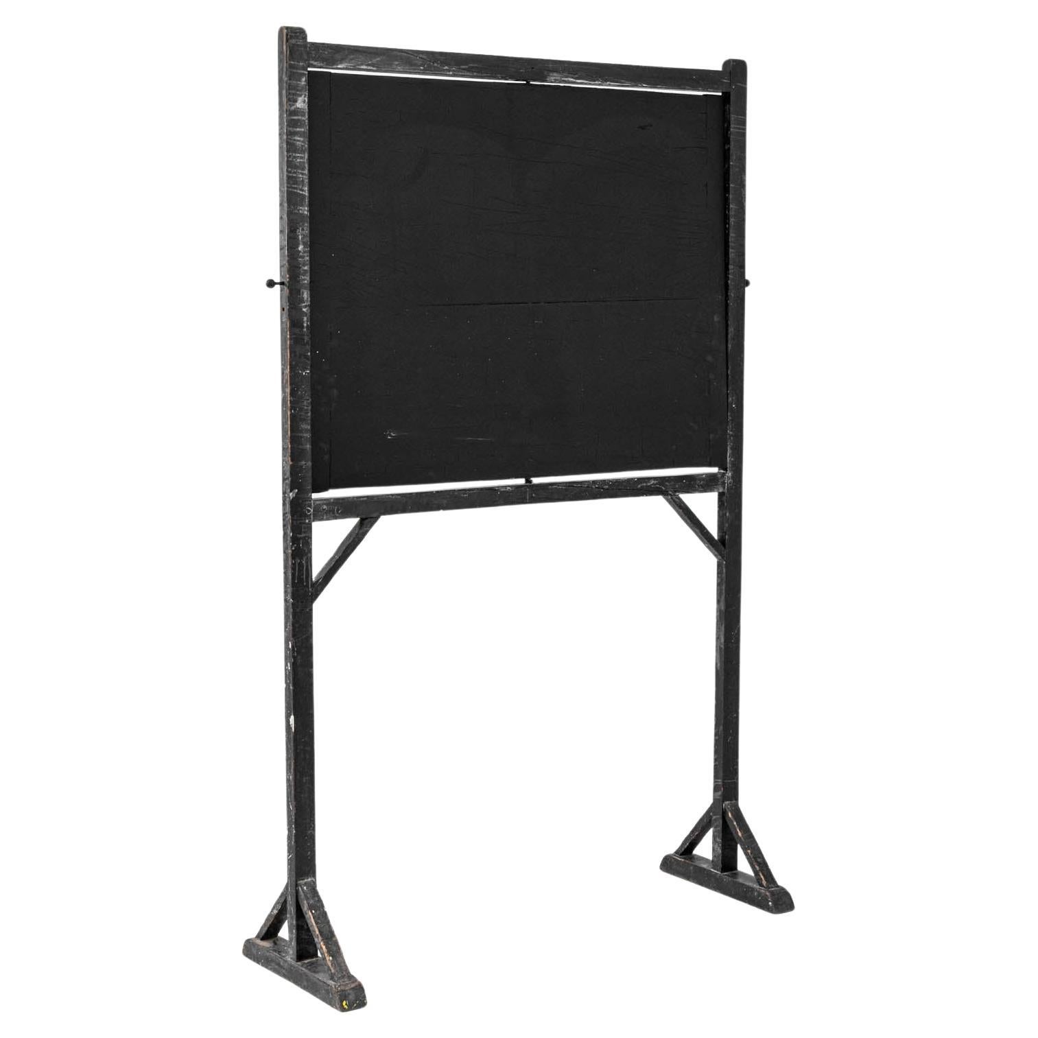 Early 20th Century French Wooden Blackboard For Sale