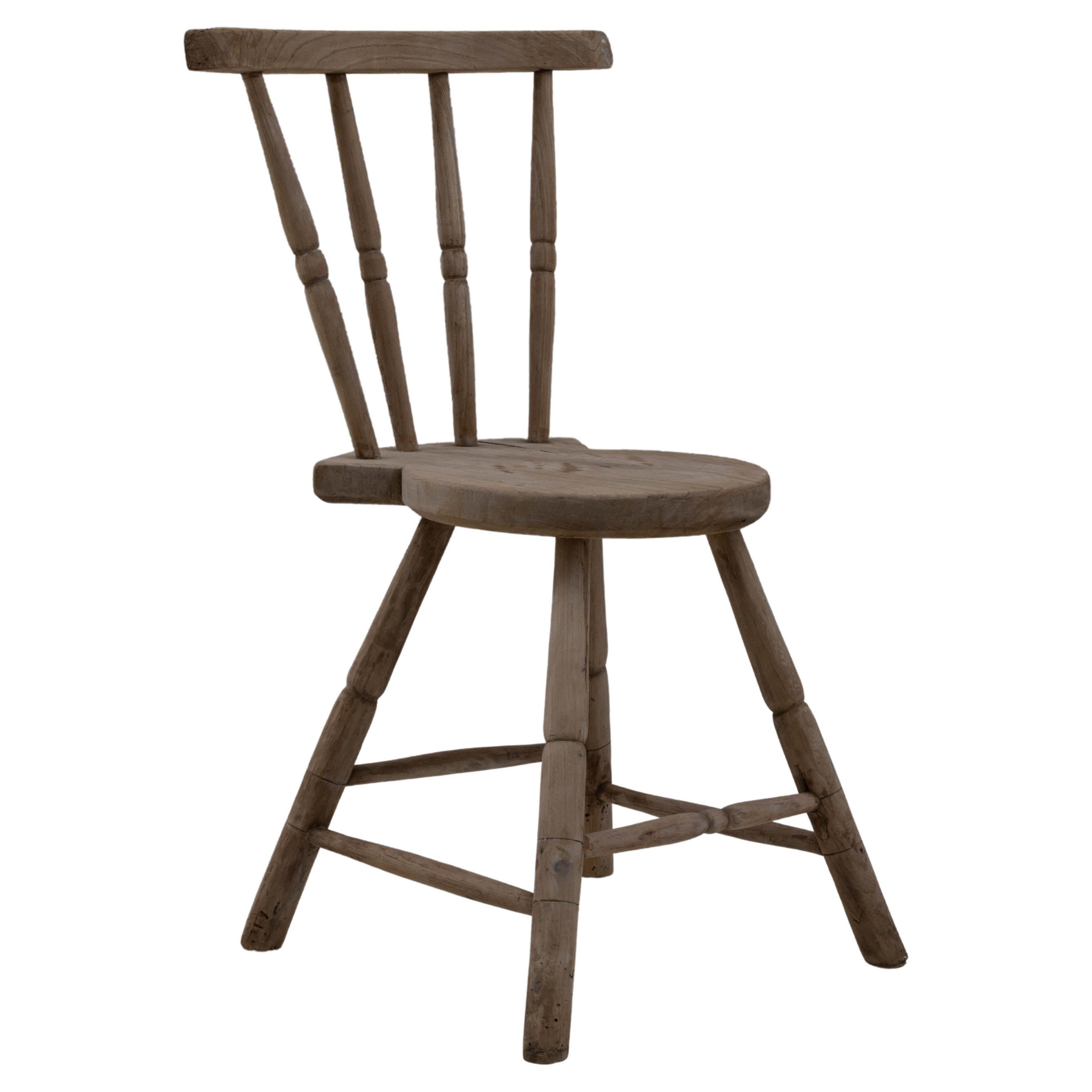 Early 20th Century French Wooden Chair
