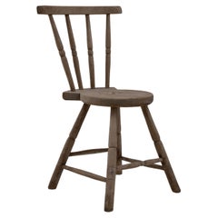 Early 20th Century French Wooden Chair