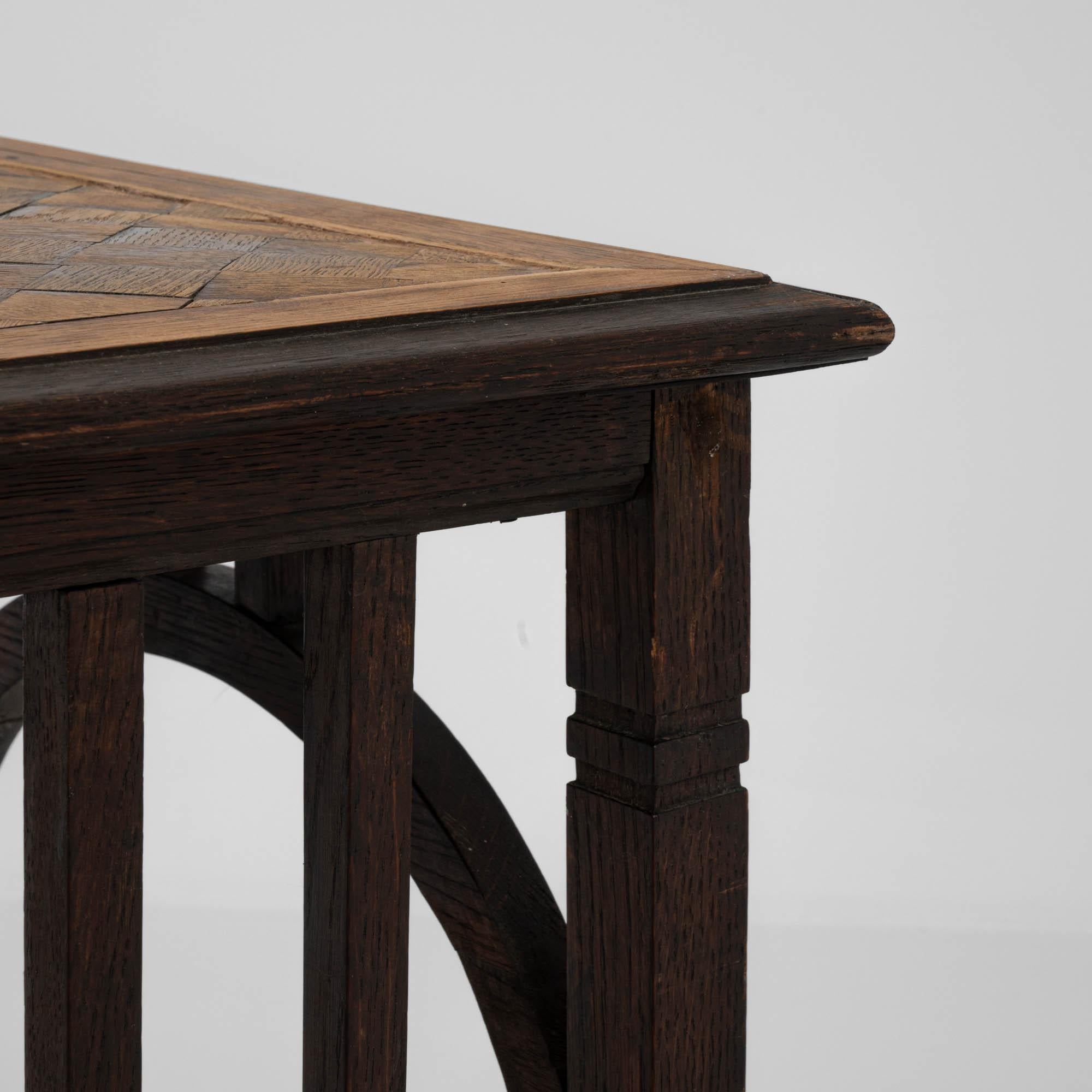 Early 20th Century French Wooden Console Table 5