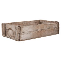 Early 20th Century French Wooden Crate