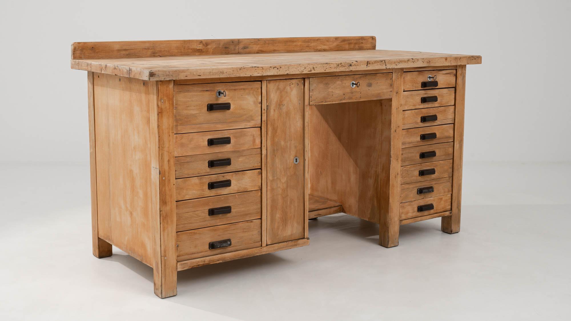Early 20th Century French Wooden Desk 5