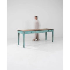 Early 20th Century French Wooden Dining Table