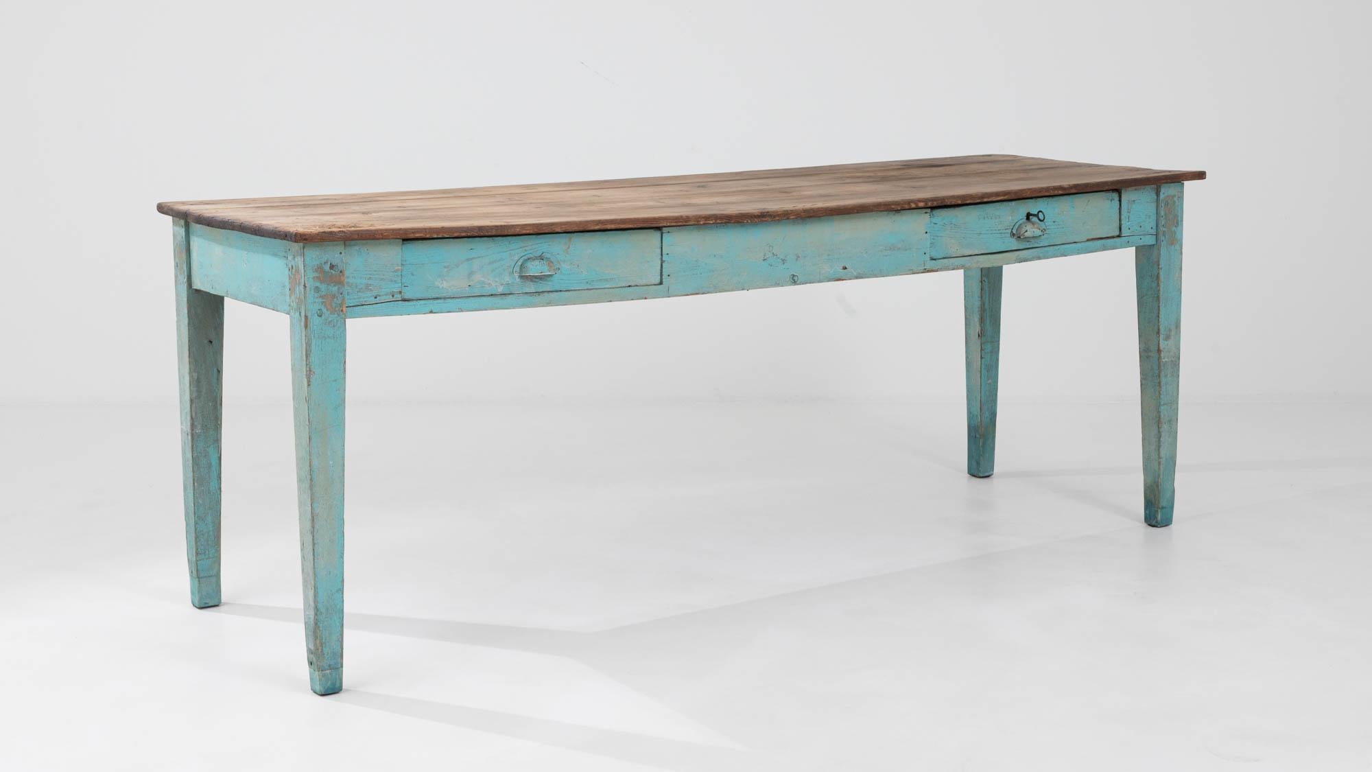 Early 20th Century French Wooden Dining Table  For Sale 5