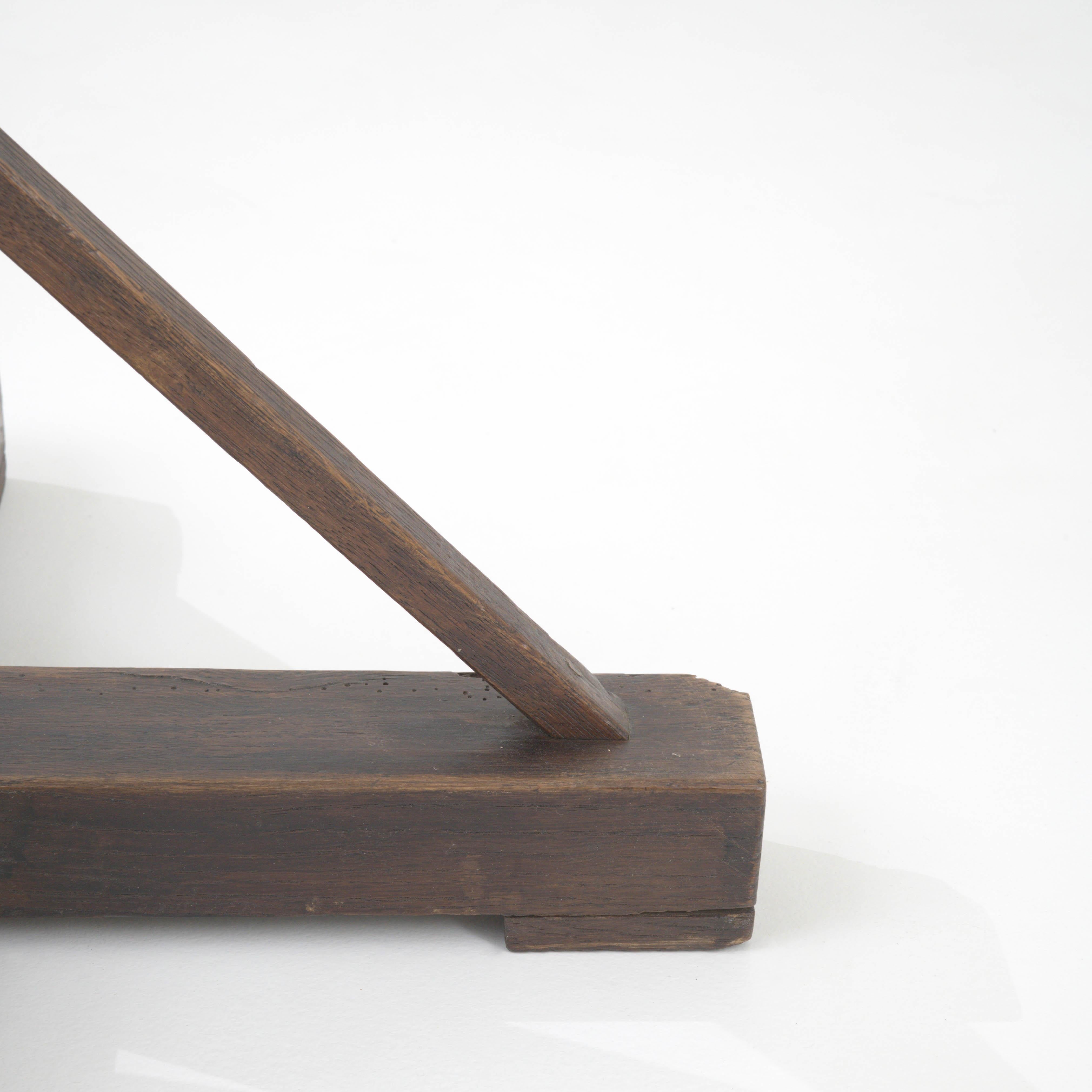 Early 20th Century French Wooden Floor Hanger 6