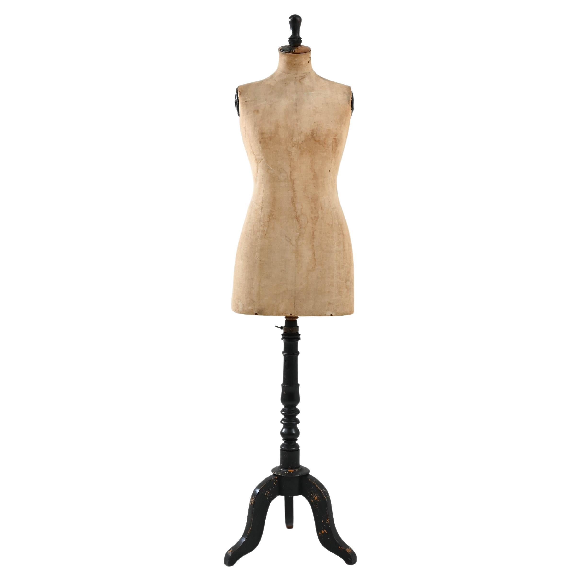Early 20th Century French Wooden Mannequin