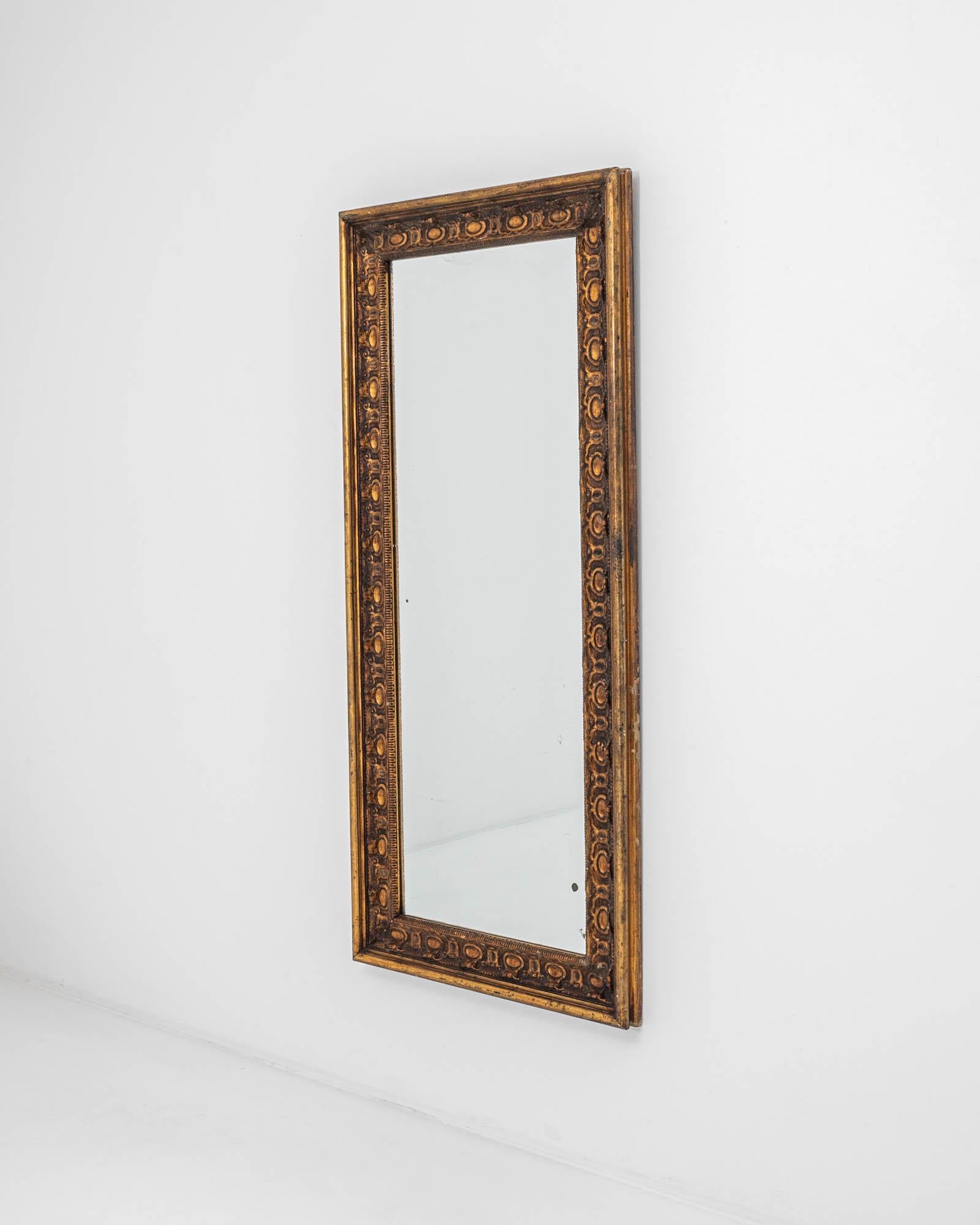Early 20th Century French Wooden Mirror 1