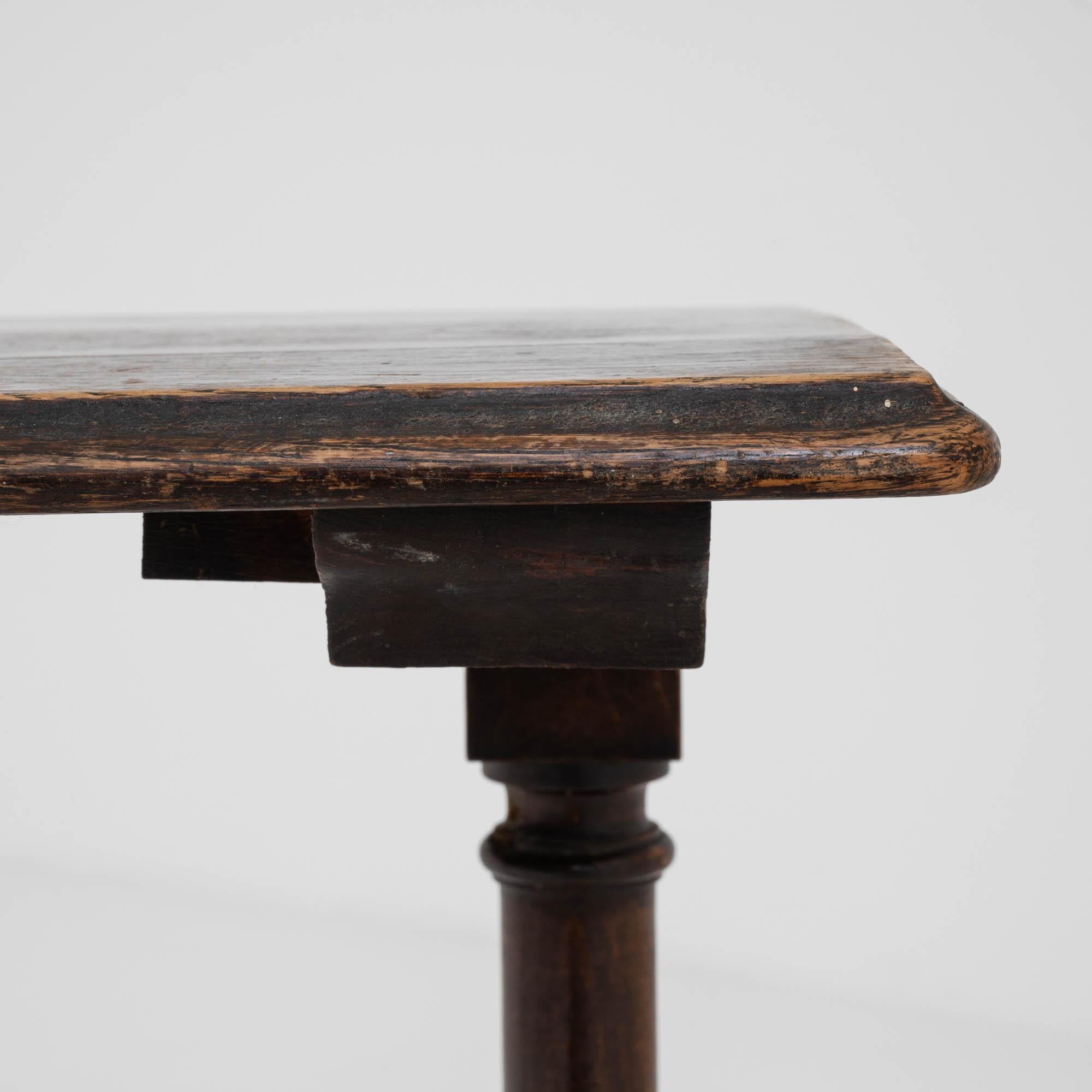 Early 20th Century French Wooden Side Table 4