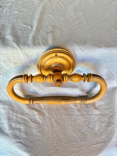 Early 20th Century French Wooden Towel Rail or Bed Canopy