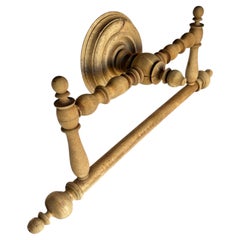 Early 20th Century French Wooden Towel Rail or Bed Canopy