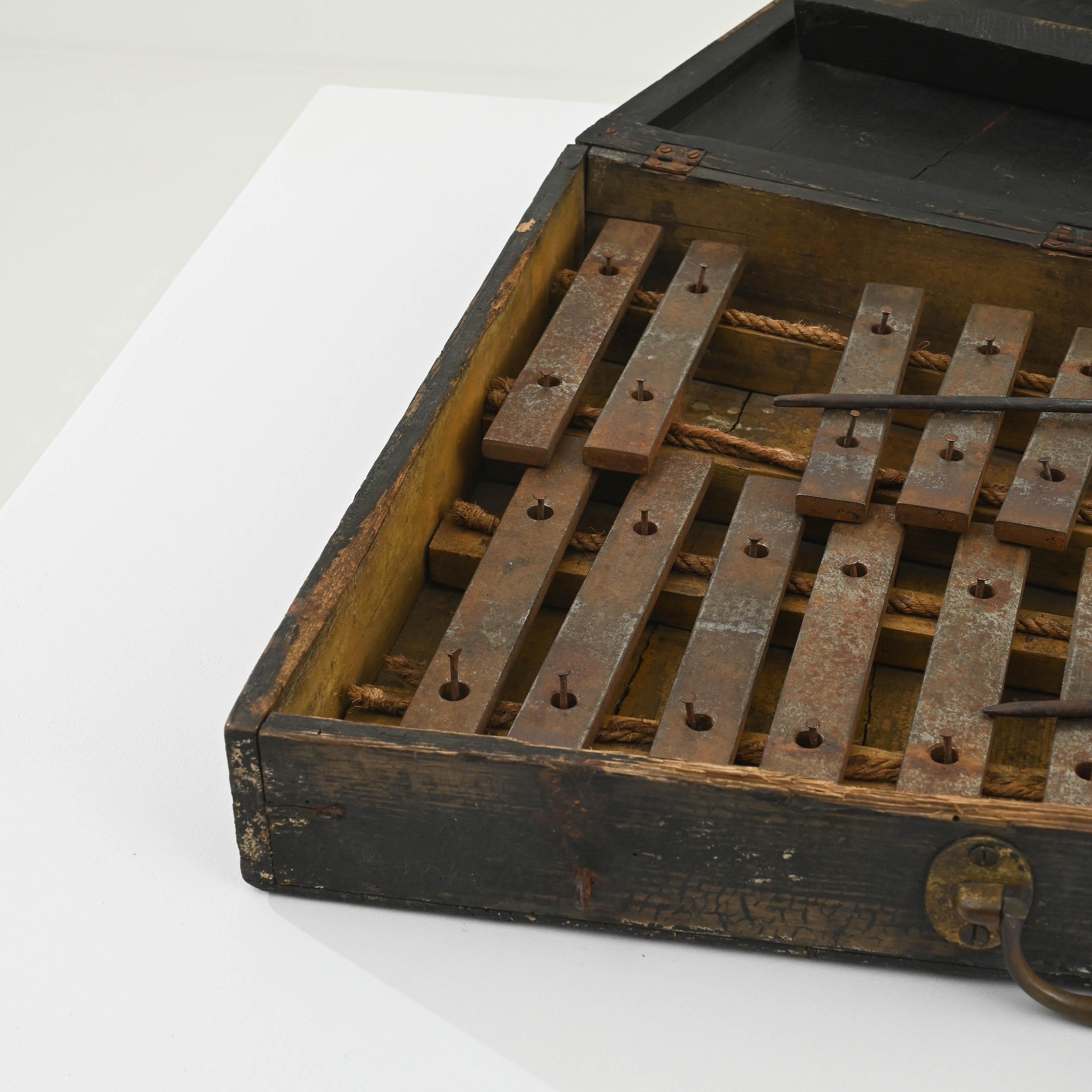 Französisches Xylophone aus Holz des frühen 20. Jahrhunderts im Angebot 1