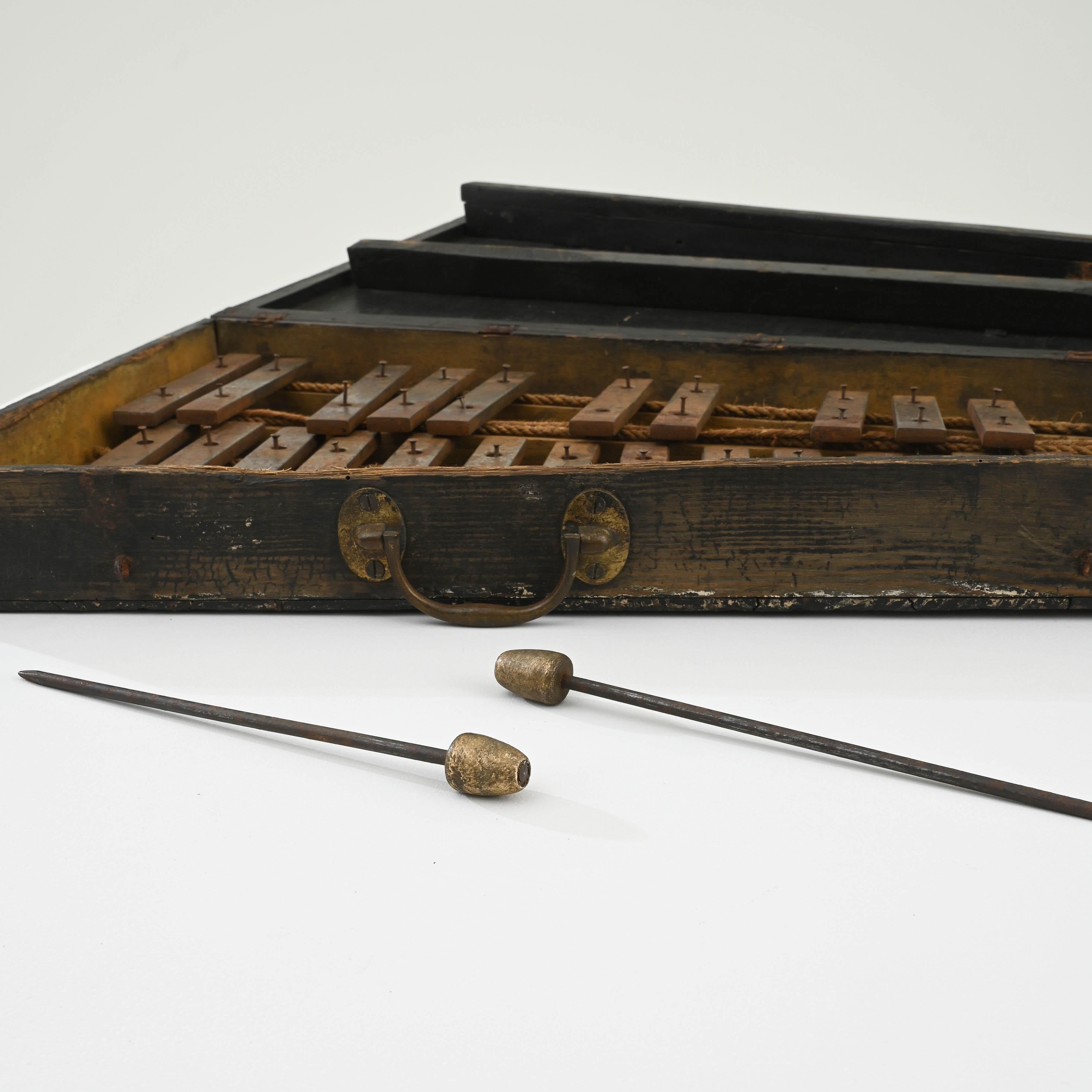 Early 20th Century French Wooden Xylophone For Sale 2