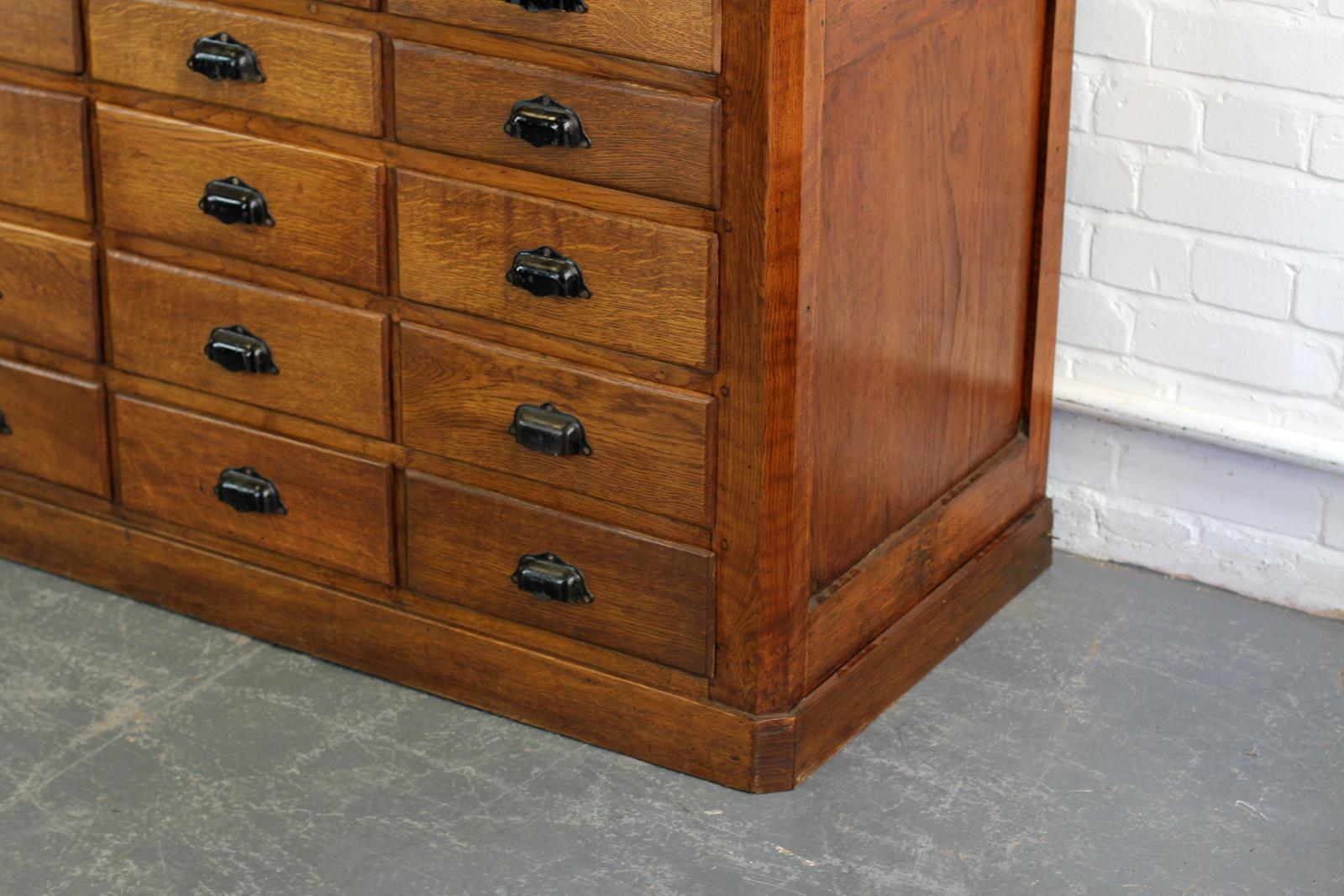 Industrial Early 20th Century French Workshop Drawers, circa 1910