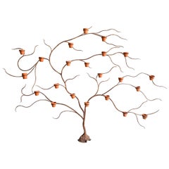 Antique Early 20th Century French Wrought Iron Espalier Planter