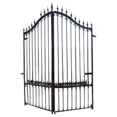 Early 20th Century French Wrought Iron Garden Gate