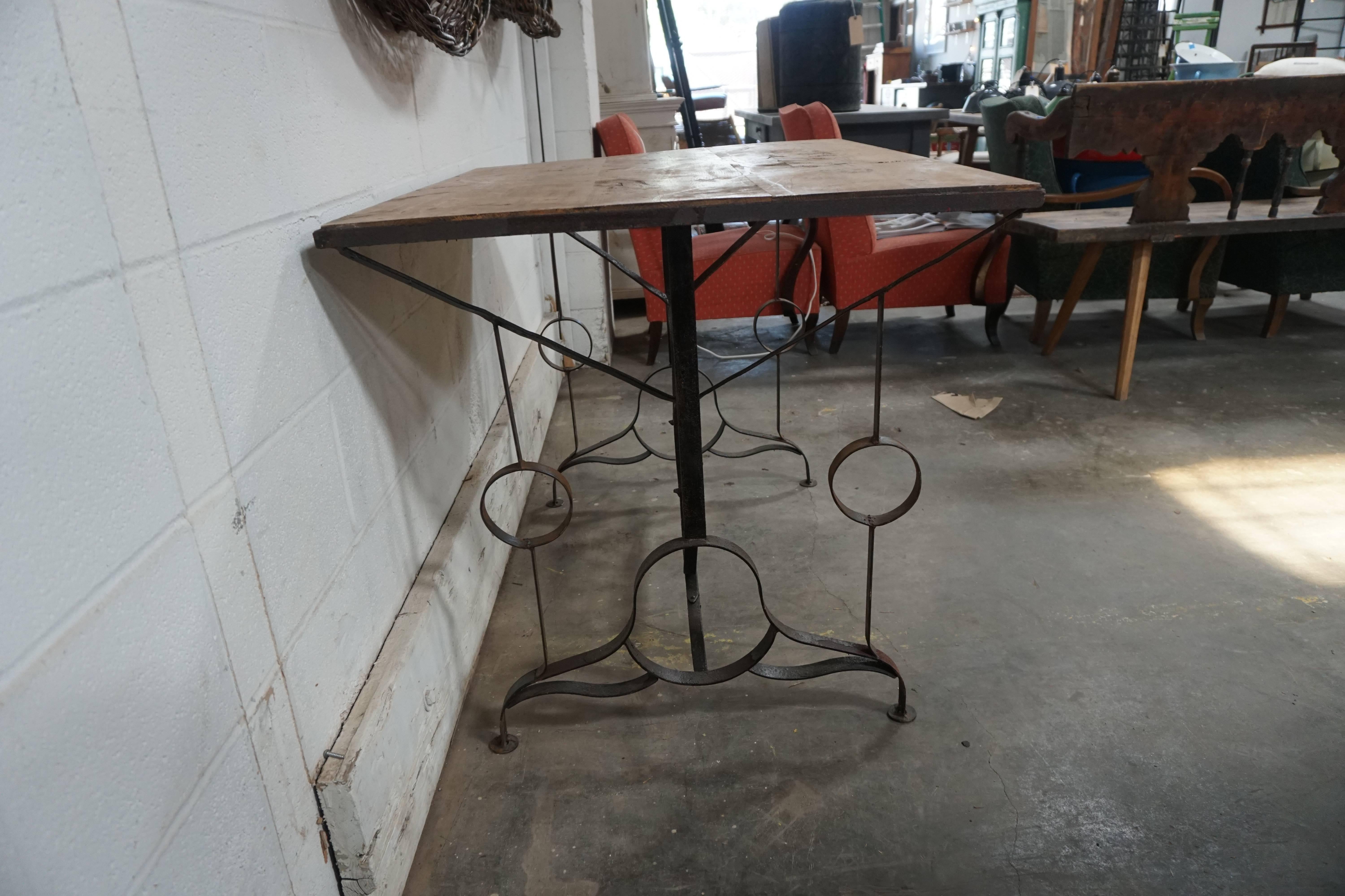 Other Early 20th Century French Wrought Iron Writing Desk