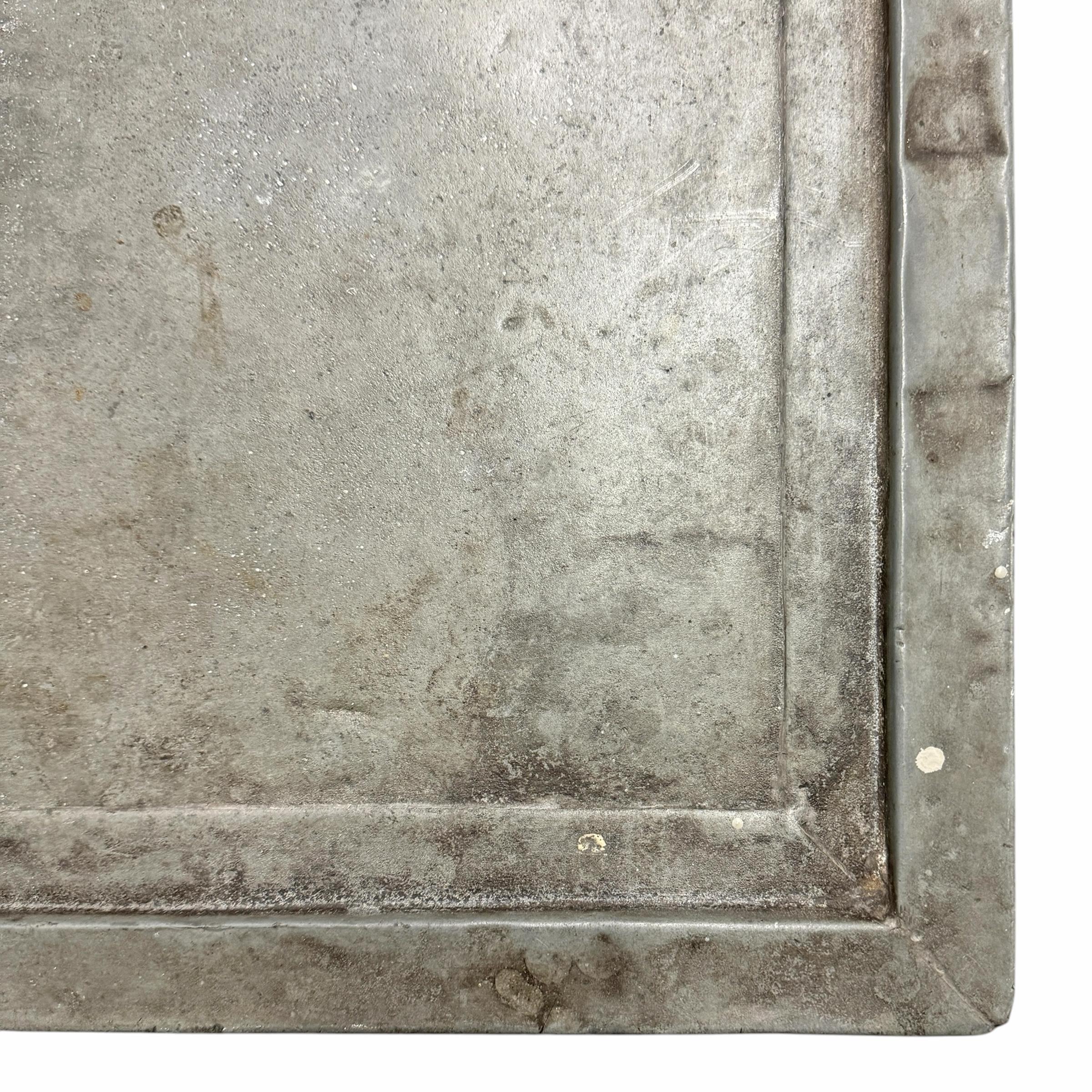Early 20th Century French Zinc-Top Garden Table For Sale 6