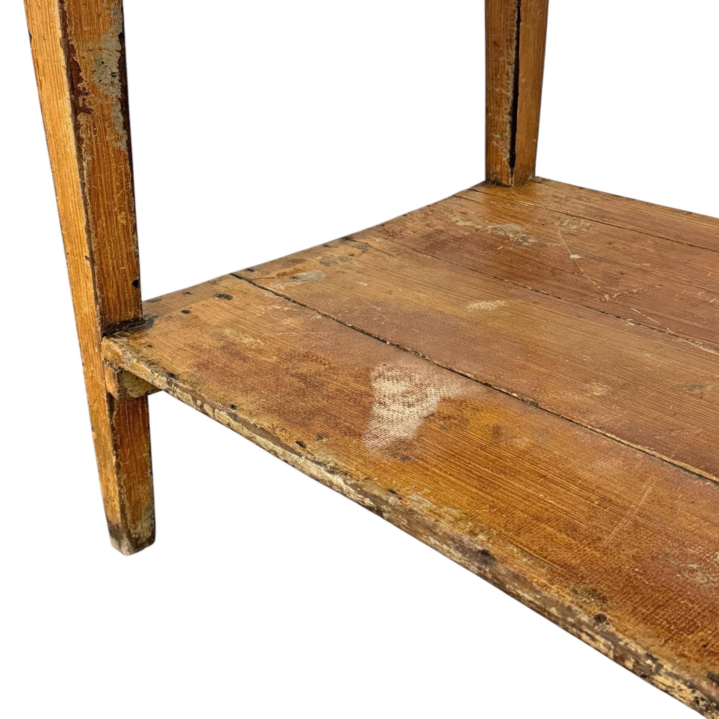 Early 20th Century French Zinc-Top Garden Table For Sale 7