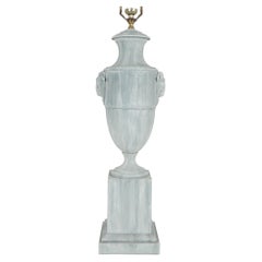 Early 20th Century French Zinc Urn Lamp from the Estate of Bunny Mellon