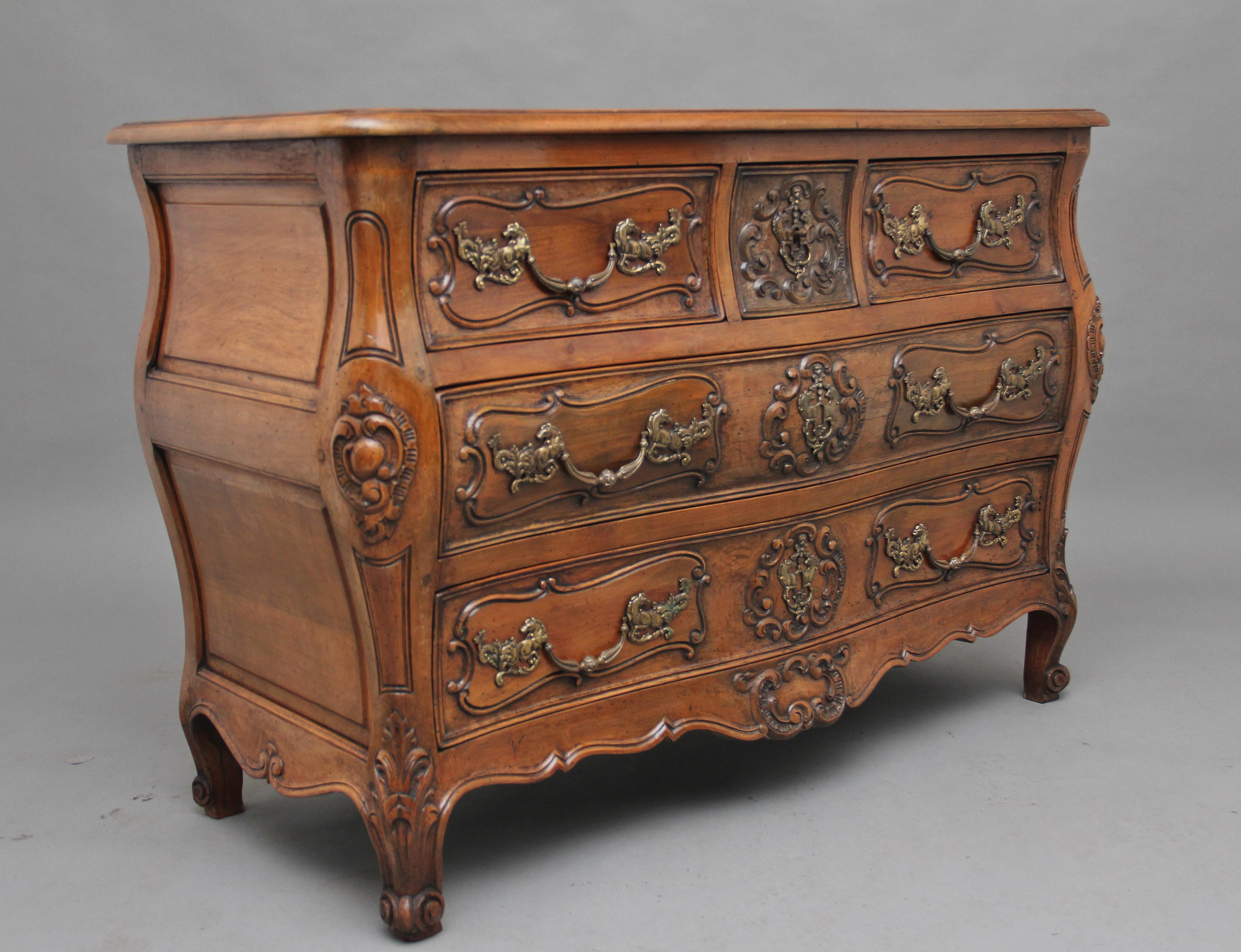 British Early 20th Century Fruitwood Commode For Sale
