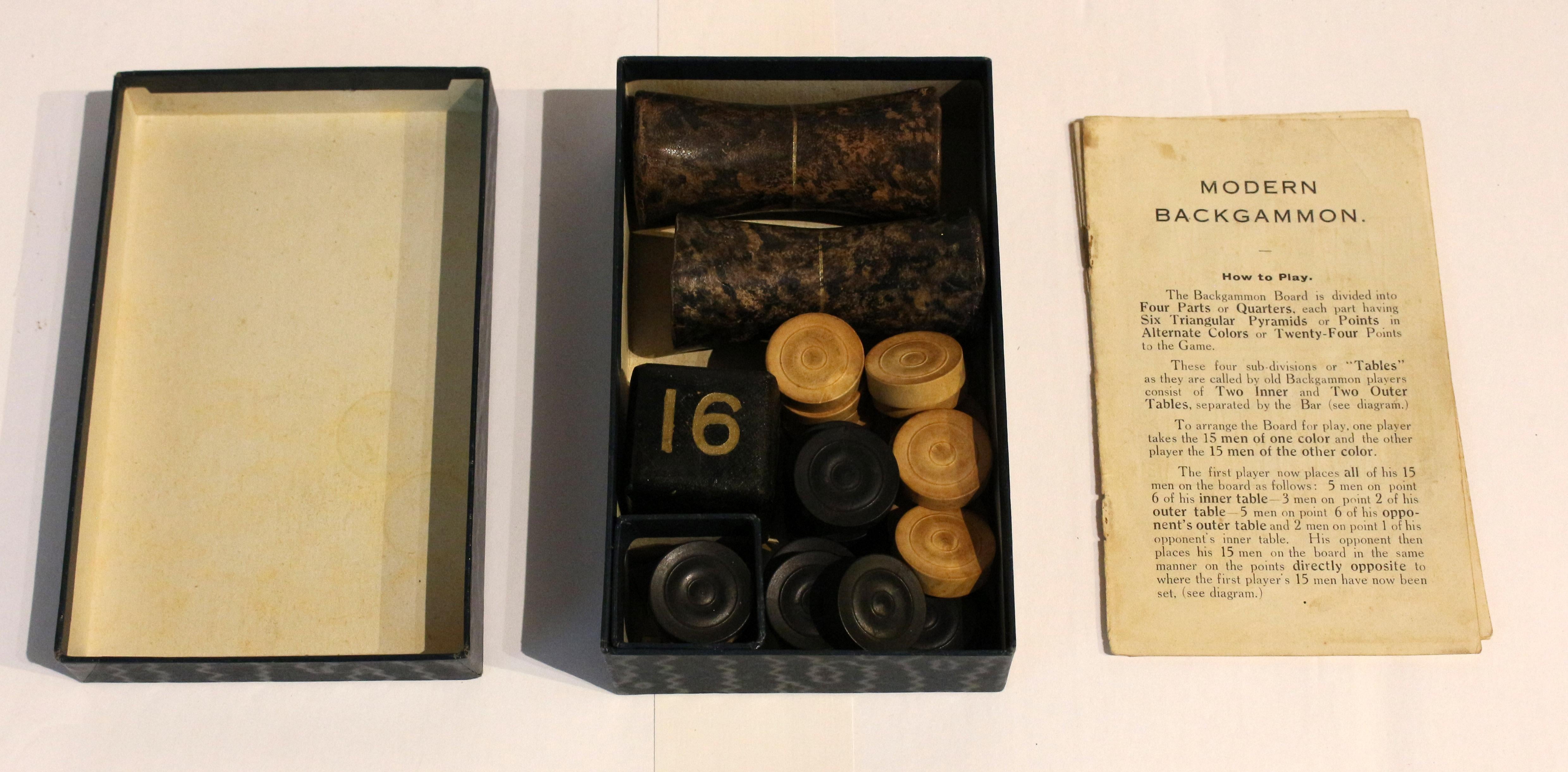 Early 20th Century Games Box, English 1