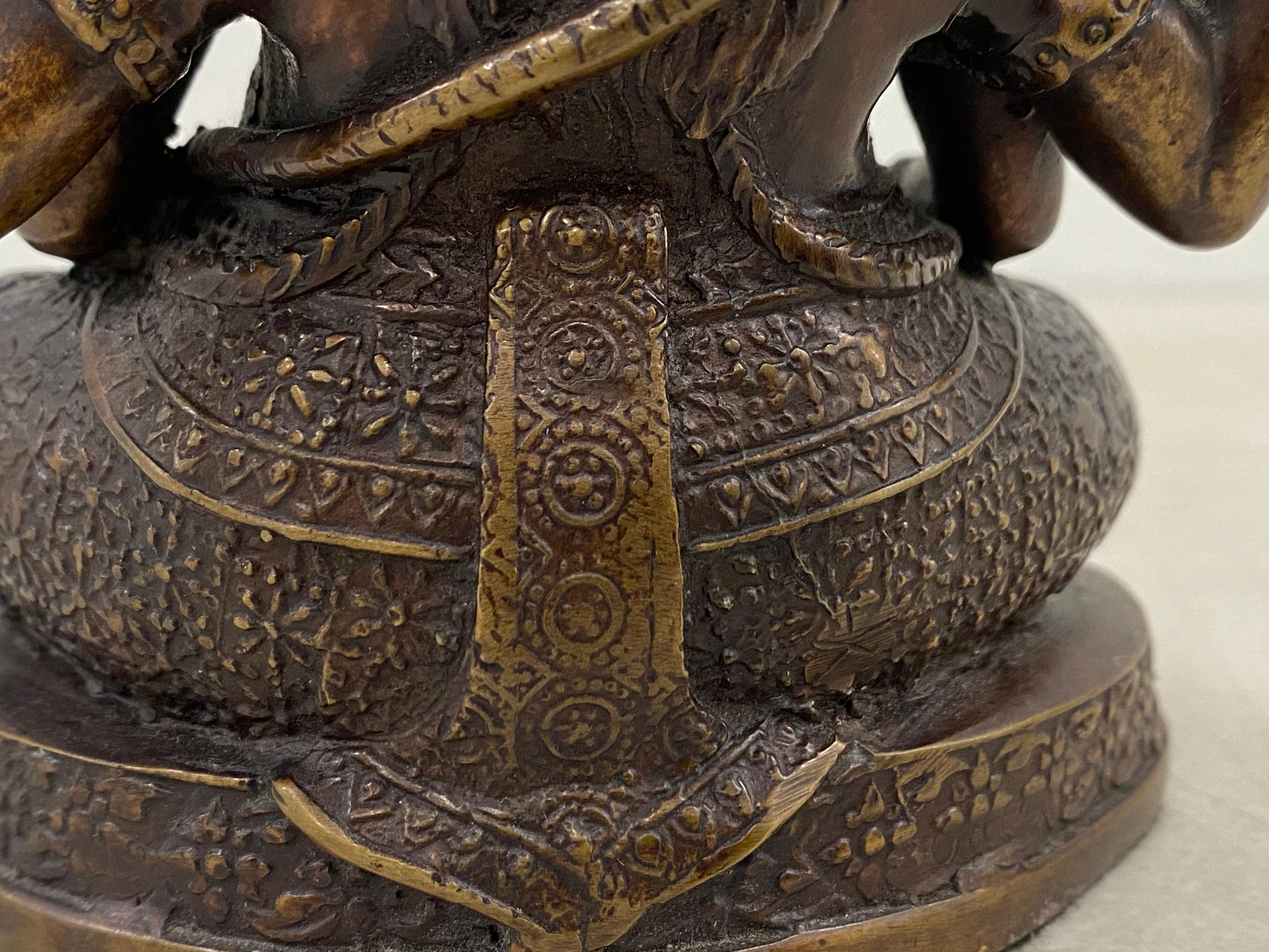 Early 20th Century Ganesha, Lord of Obstacles Bronze Sculpture 2