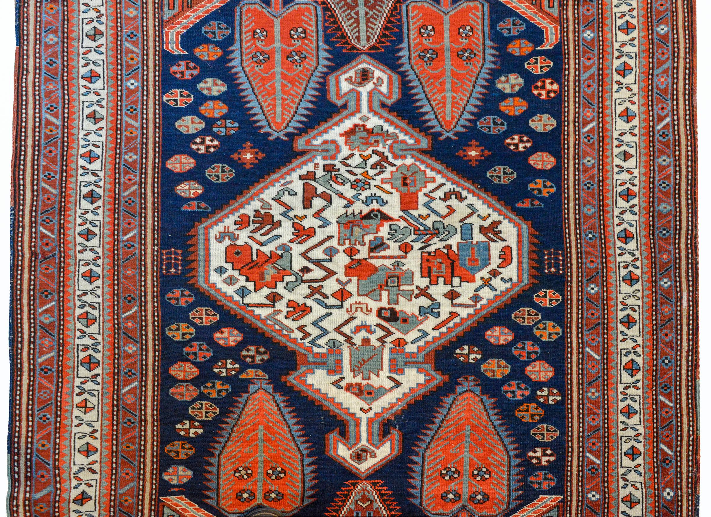 Tribal Early 20th Century Shkli Rug For Sale