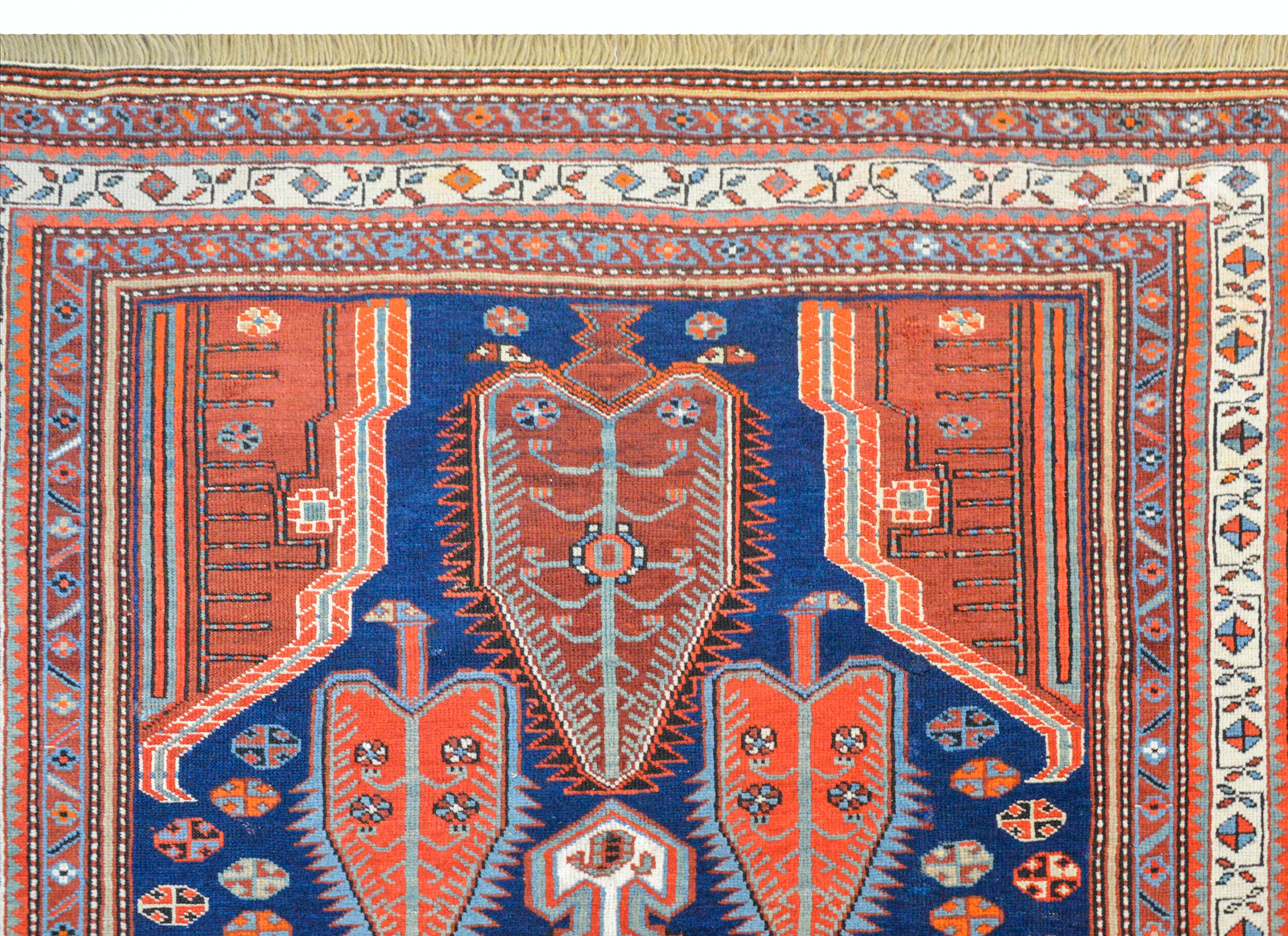 Hand-Knotted Early 20th Century Shkli Rug For Sale