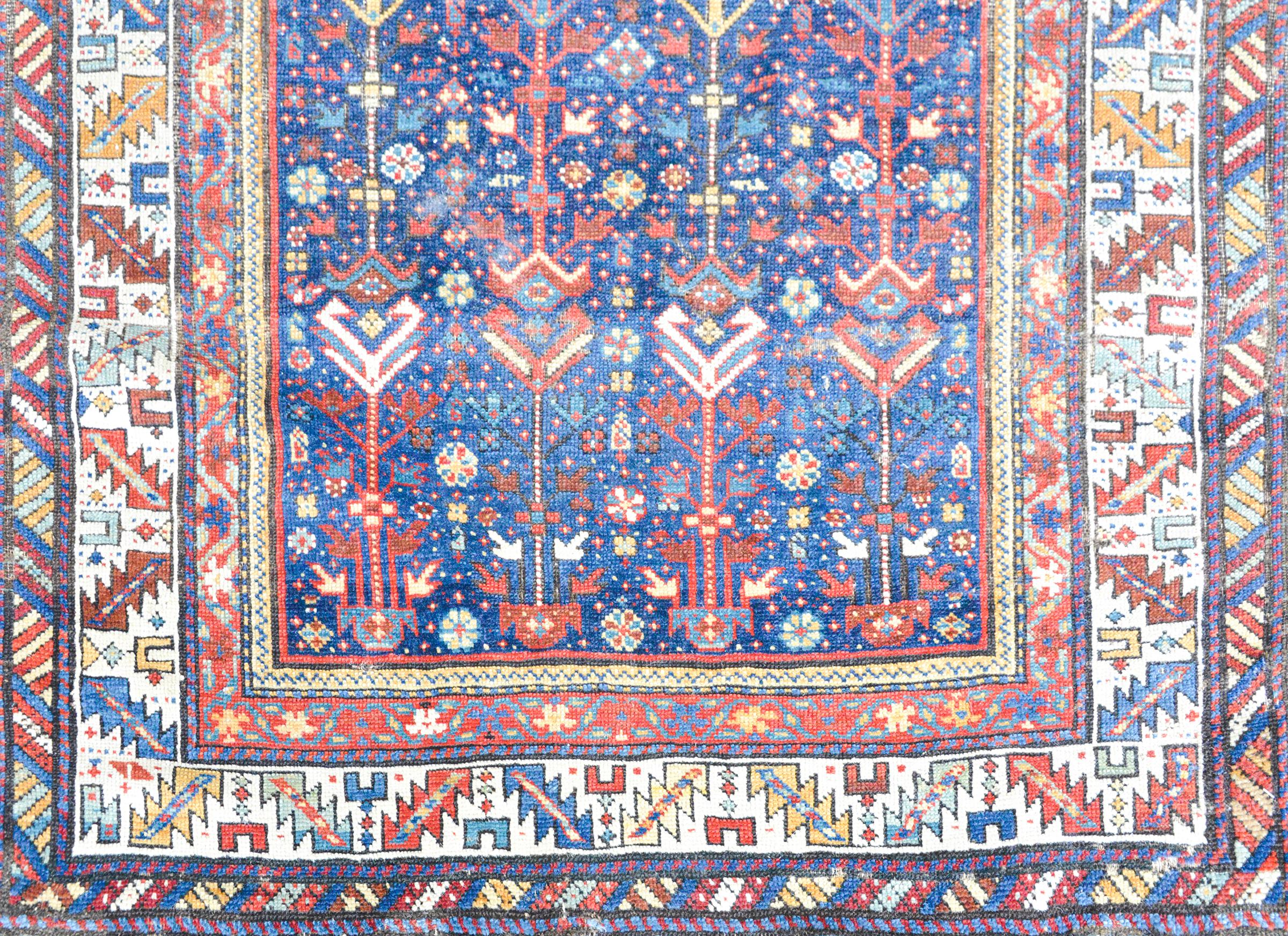 Early 20th Century Ganjeh Rug In Good Condition In Chicago, IL
