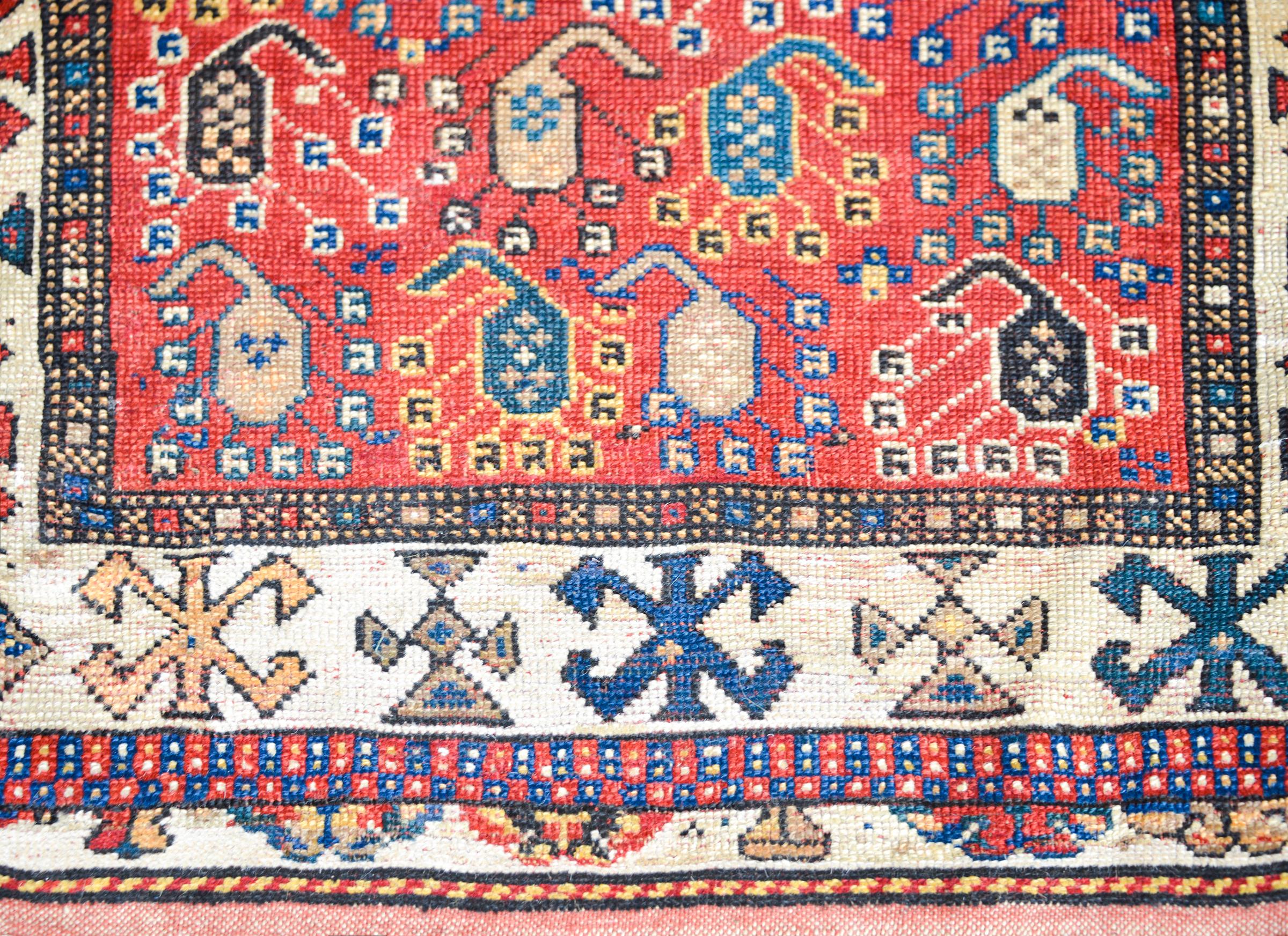 Early 20th Century Ganjeh Rug For Sale 2