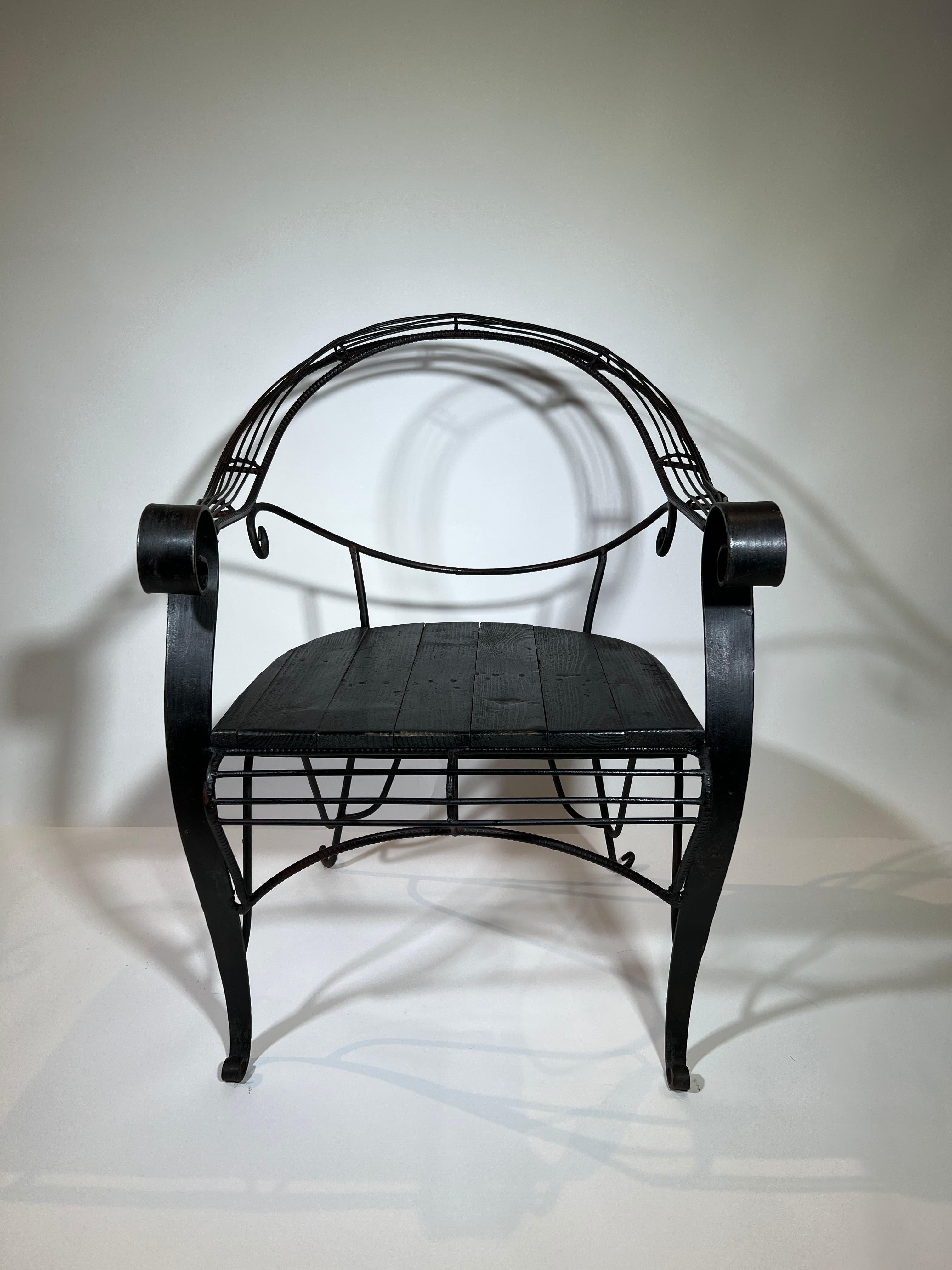 Early 20th Century Garden Chair For Sale 2