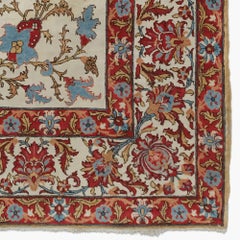 Early 20th Century Garden Design Antique Rug