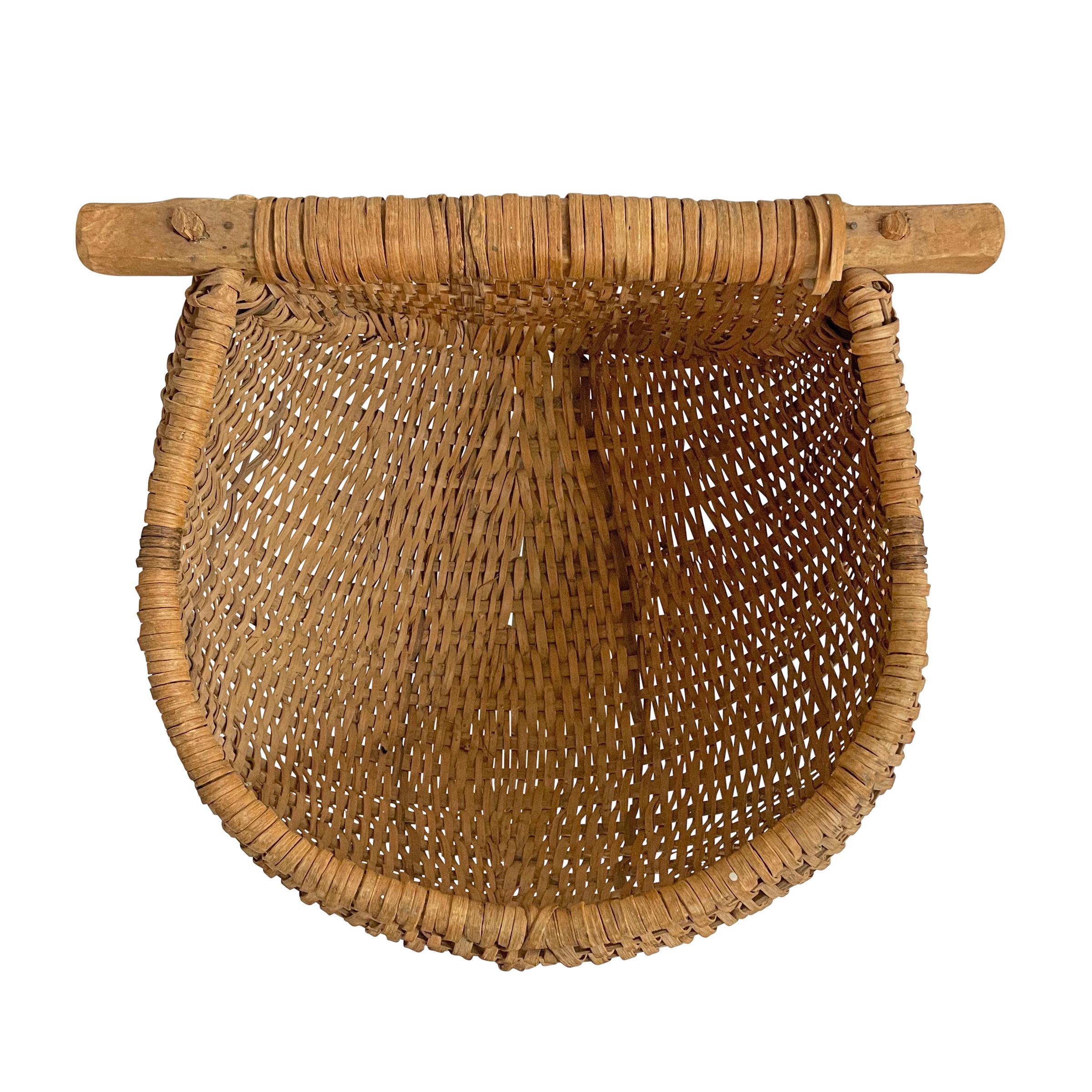 Early 20th Century Gathering Basket For Sale 3