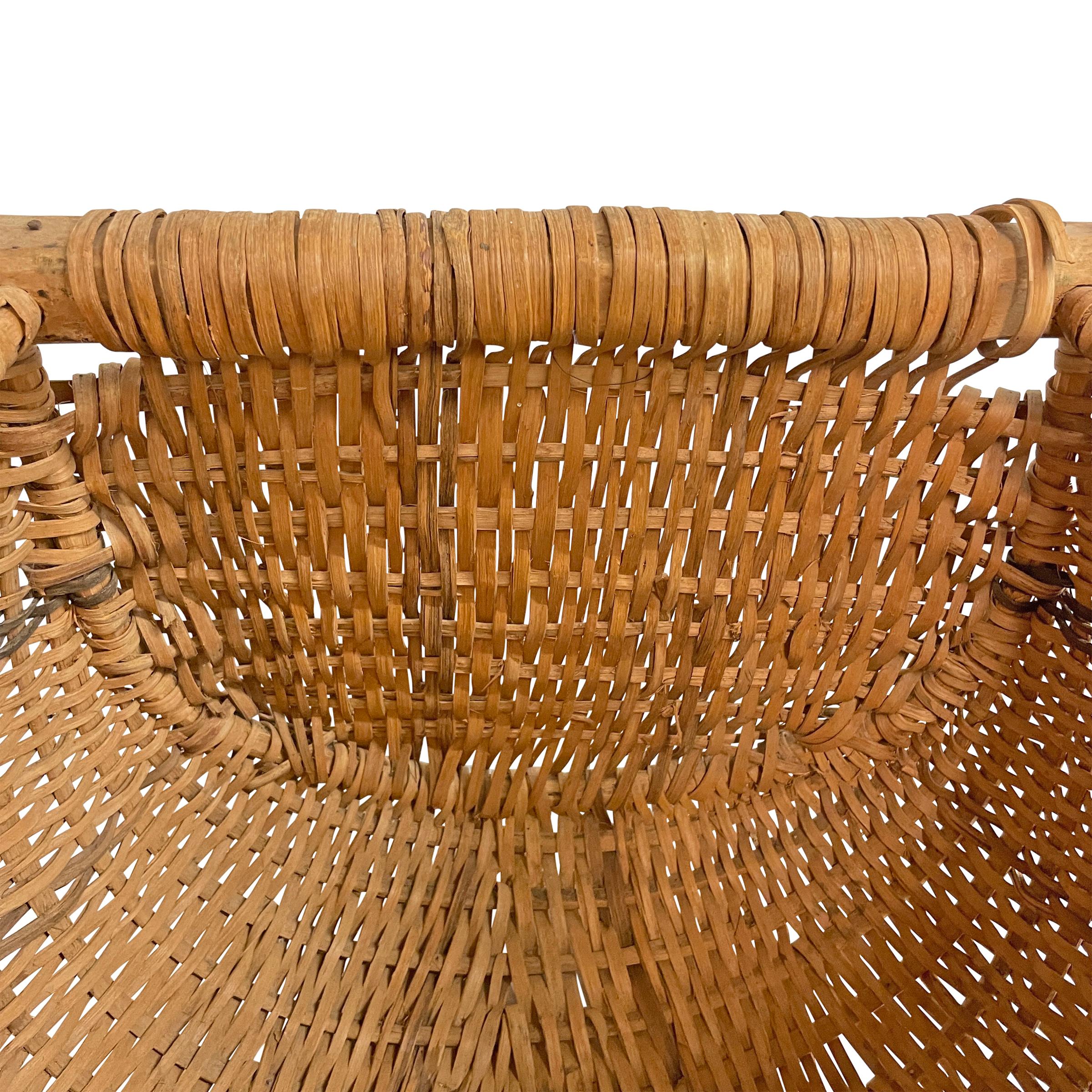 Early 20th Century Gathering Basket For Sale 4