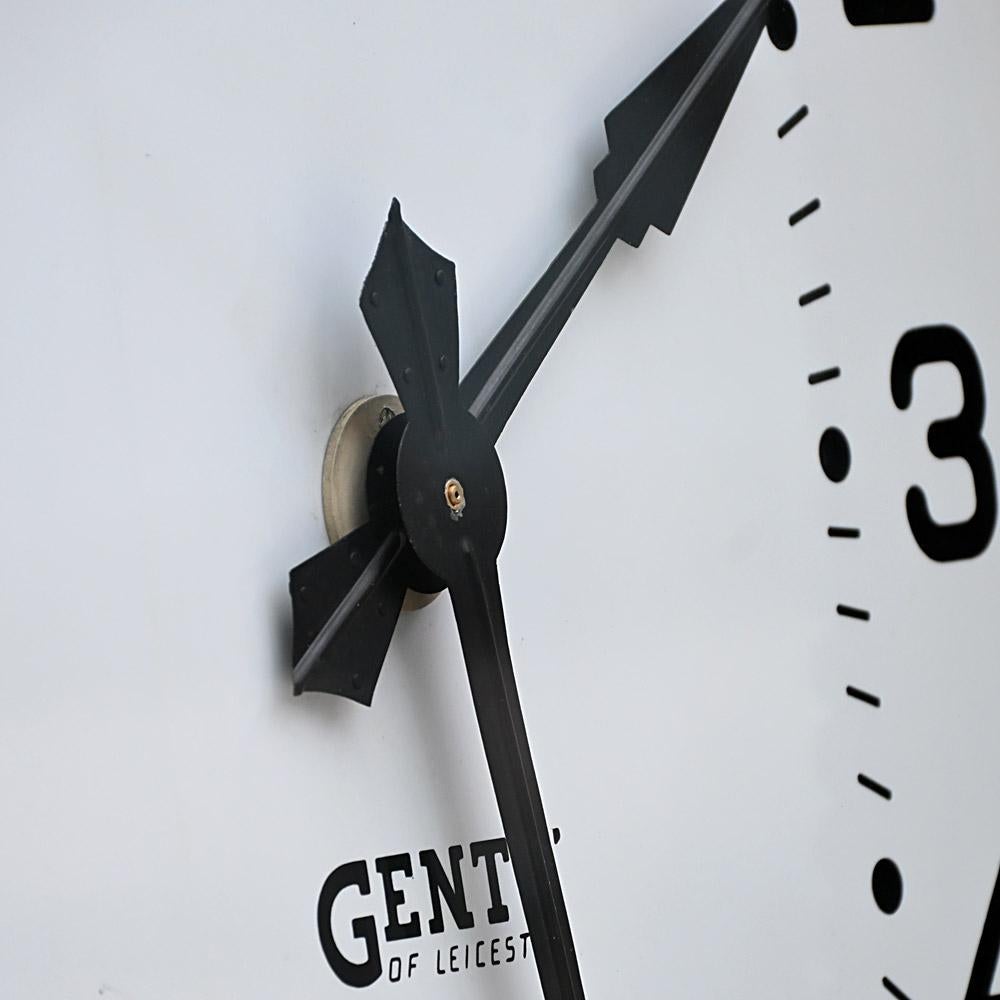 British Early 20th Century Gents Station Clock from London St. Pancras Station For Sale