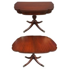 Début du 20e siècle George III Mahogany Fold-Top Game Table Table Console