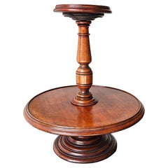 Early 20th Century George III Style Mahogany Two-Tier Table Top Dumbwaiter