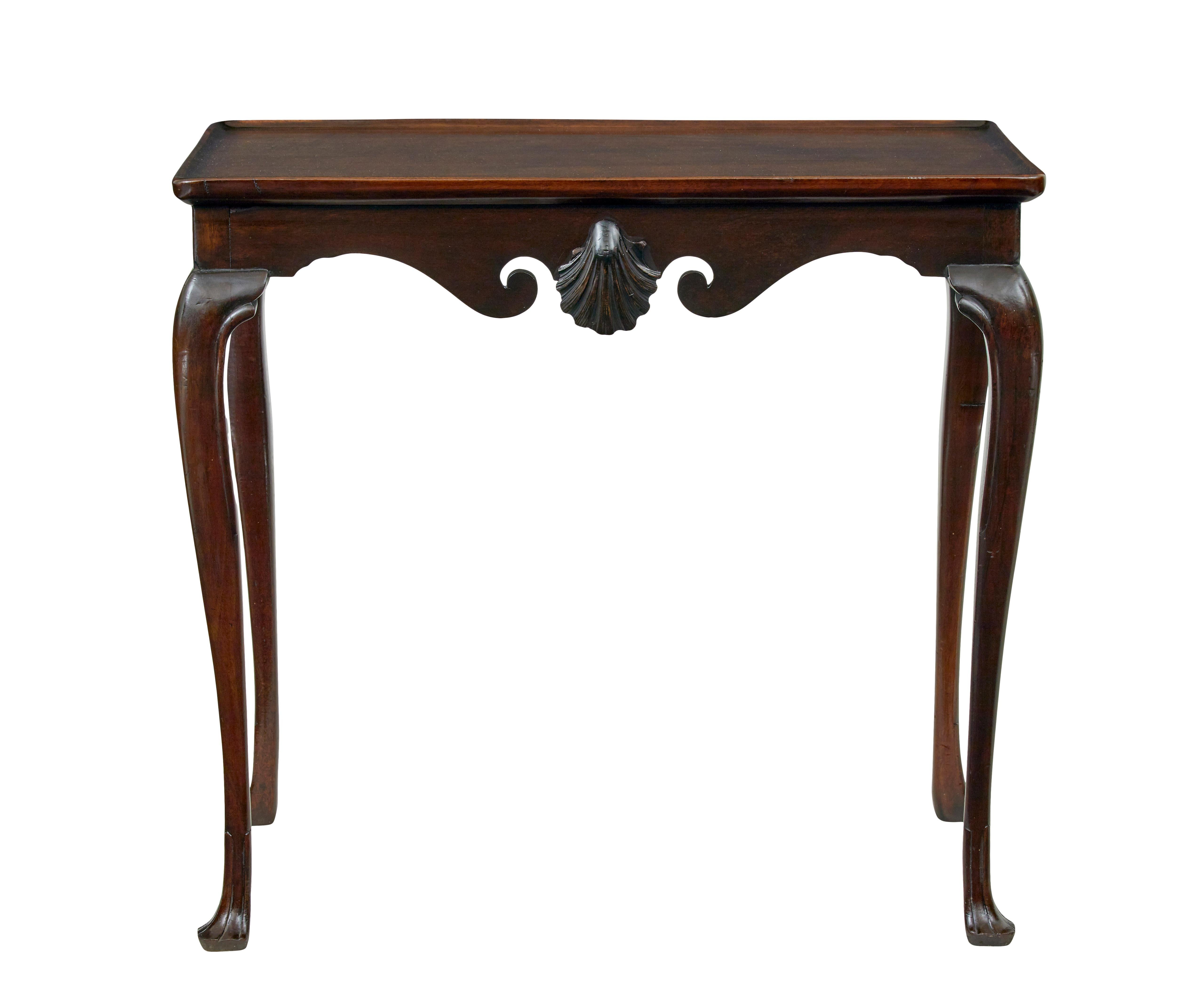 Early 20th century Georgian influenced silver table For Sale 1