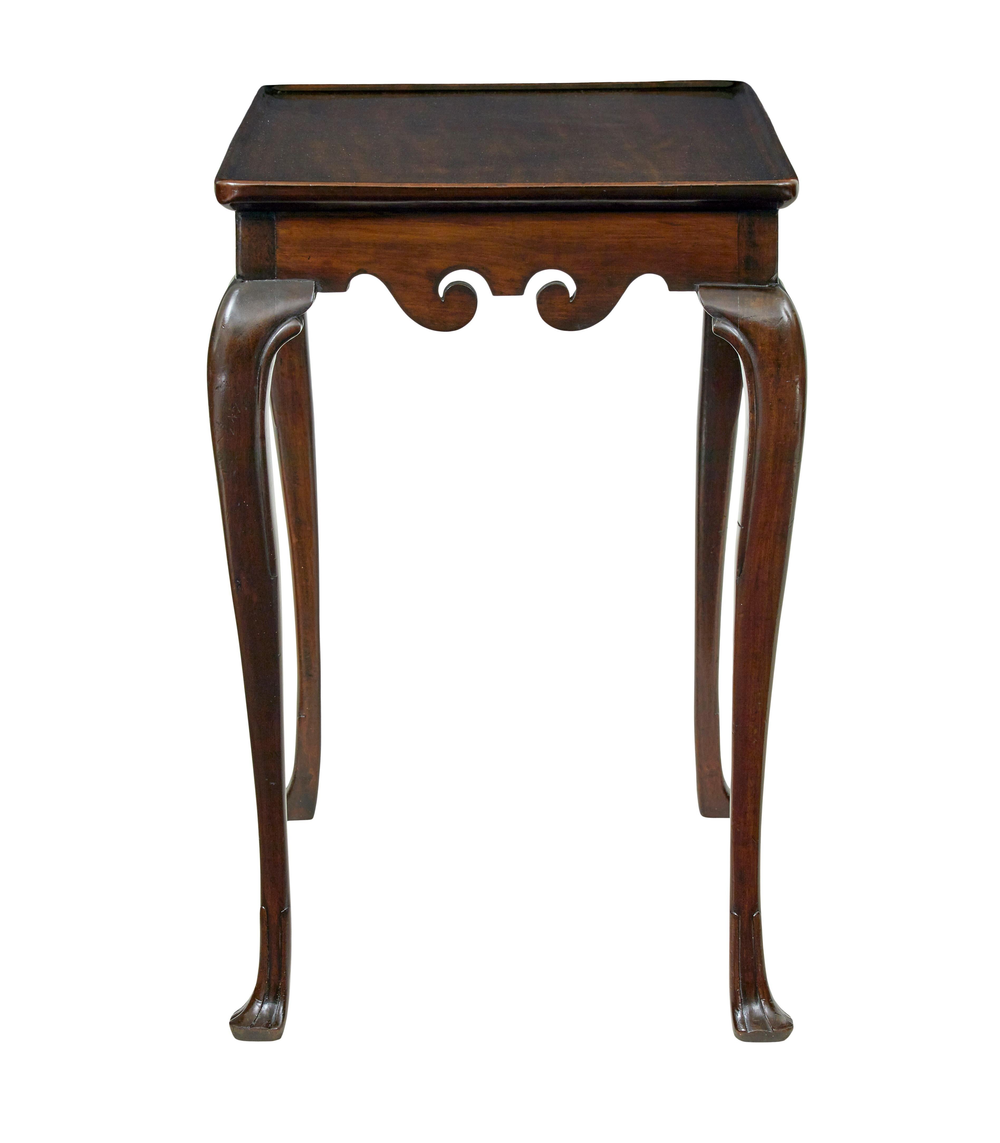 Early 20th century Georgian influenced silver table For Sale 2