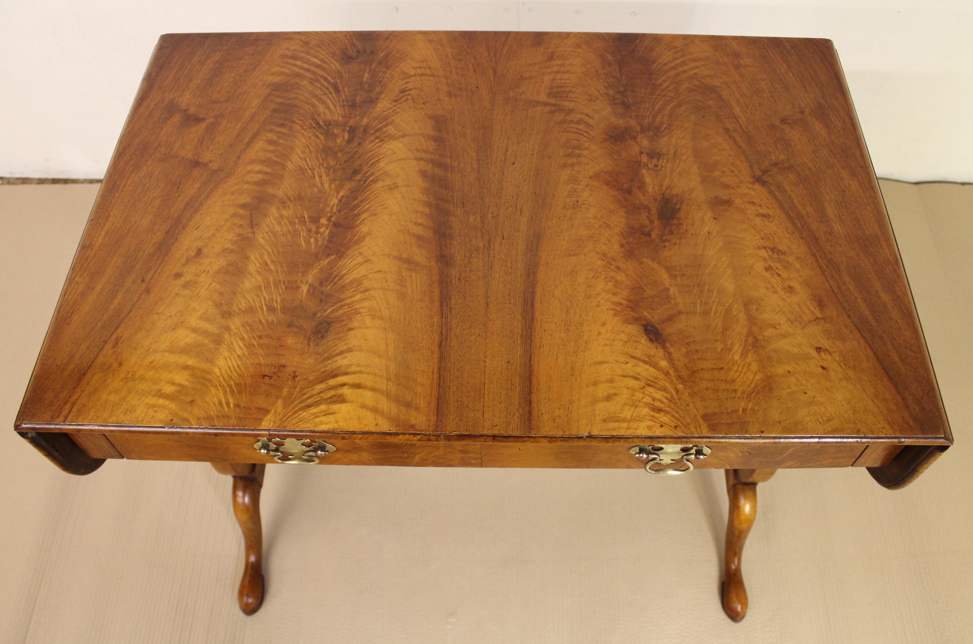 Early 20th Century Georgian Style Burr Walnut Sofa Table 4