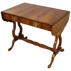 Early 20th Century Georgian Style Burr Walnut Sofa Table
