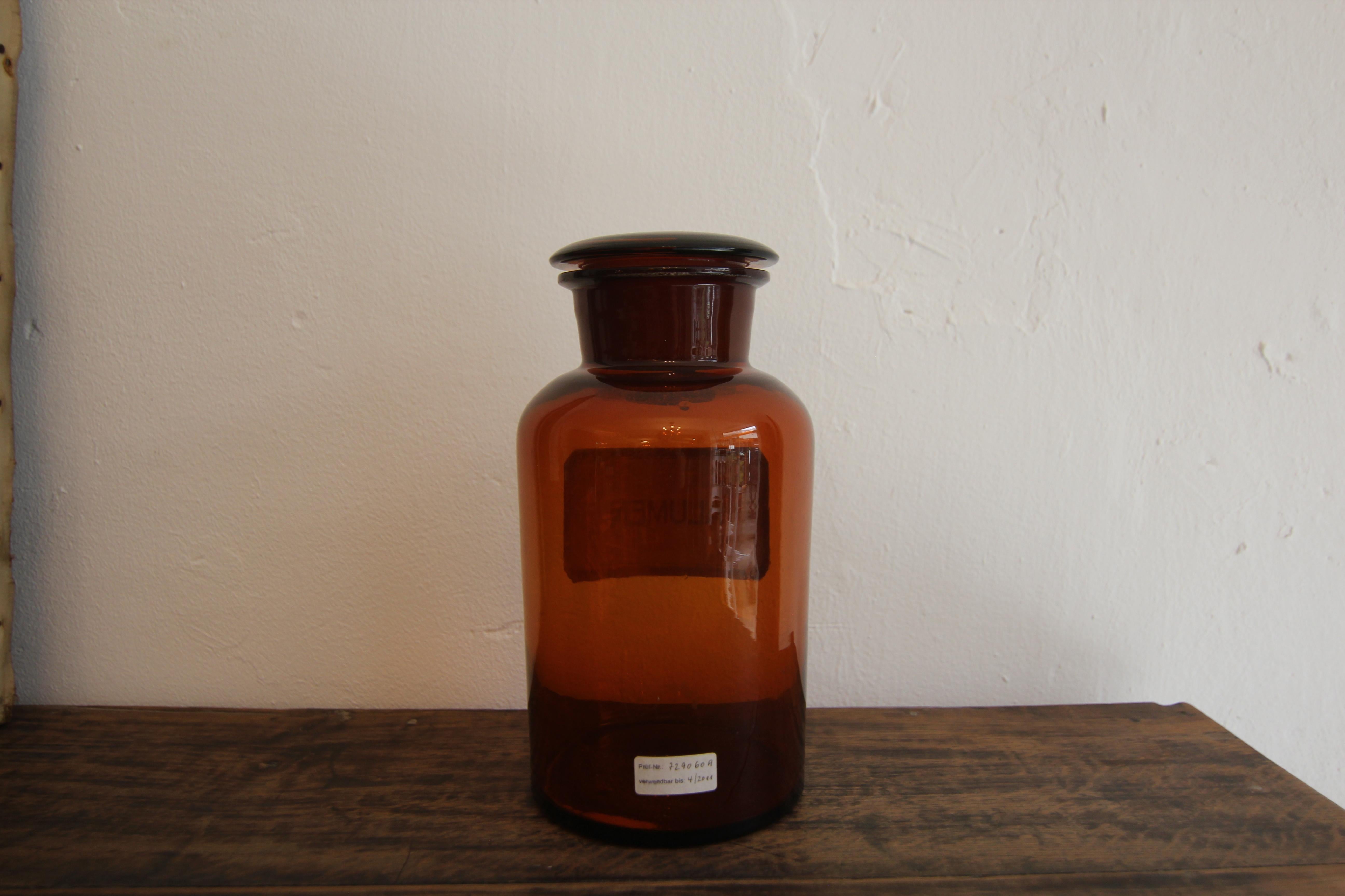 Vaso di vetro da farmacia tedesco dell'inizio del XX secolo in vendita 5