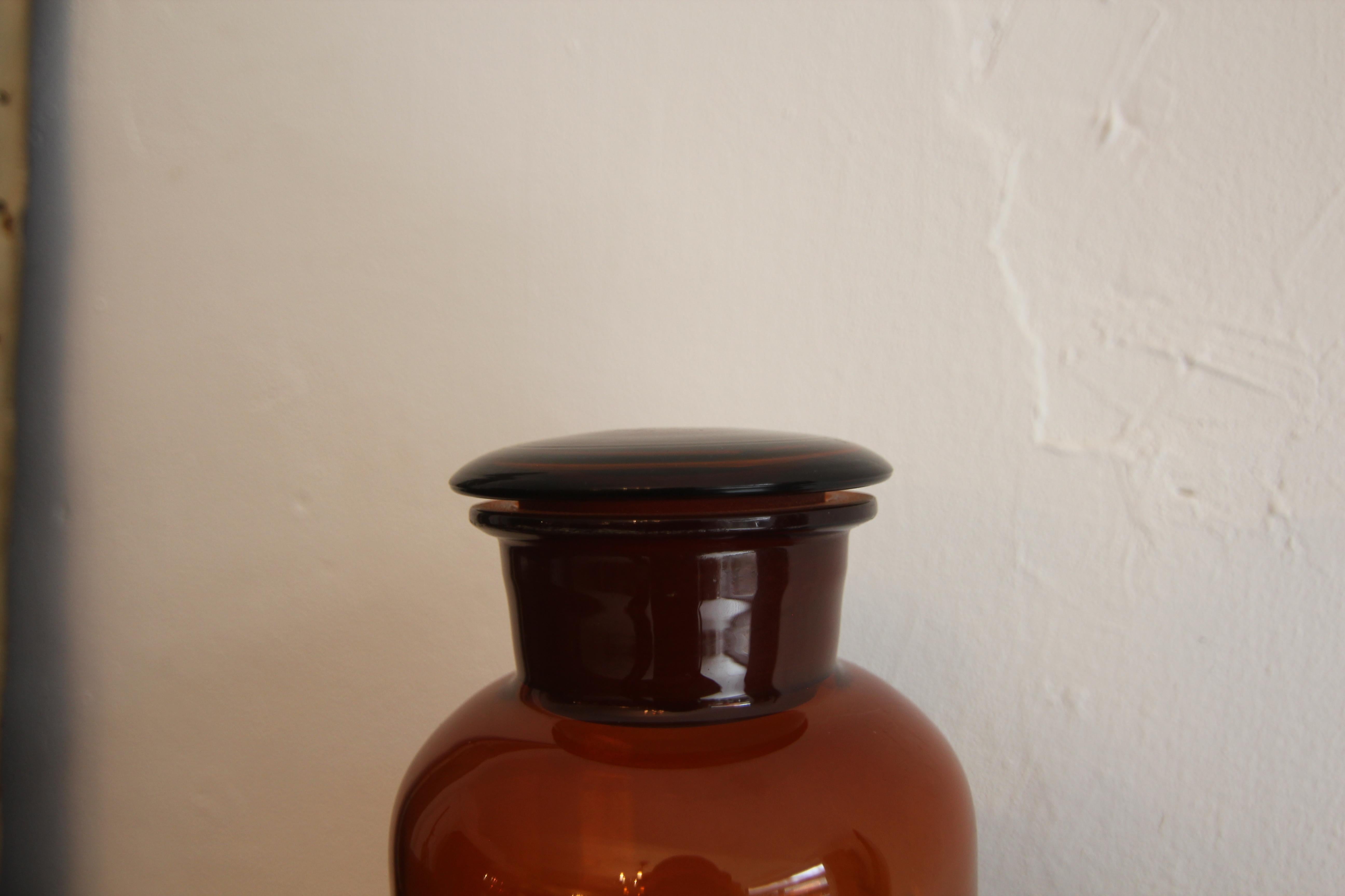 Vaso di vetro da farmacia tedesco dell'inizio del XX secolo in vendita 7