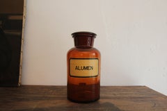 Early 20th Century German Apothecary Glass Jar