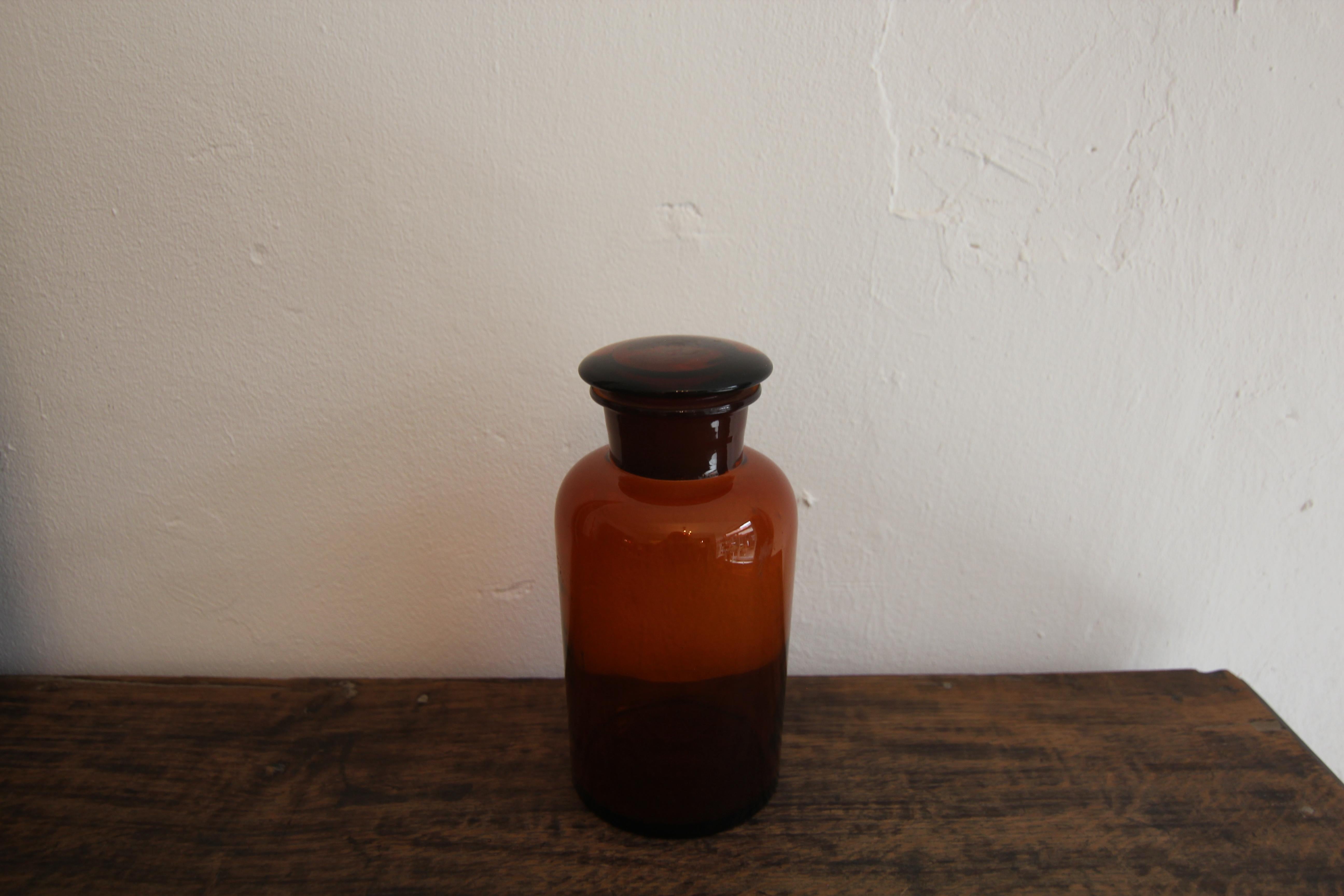 Tedesco Vaso di vetro da farmacia tedesco dell'inizio del XX secolo in vendita