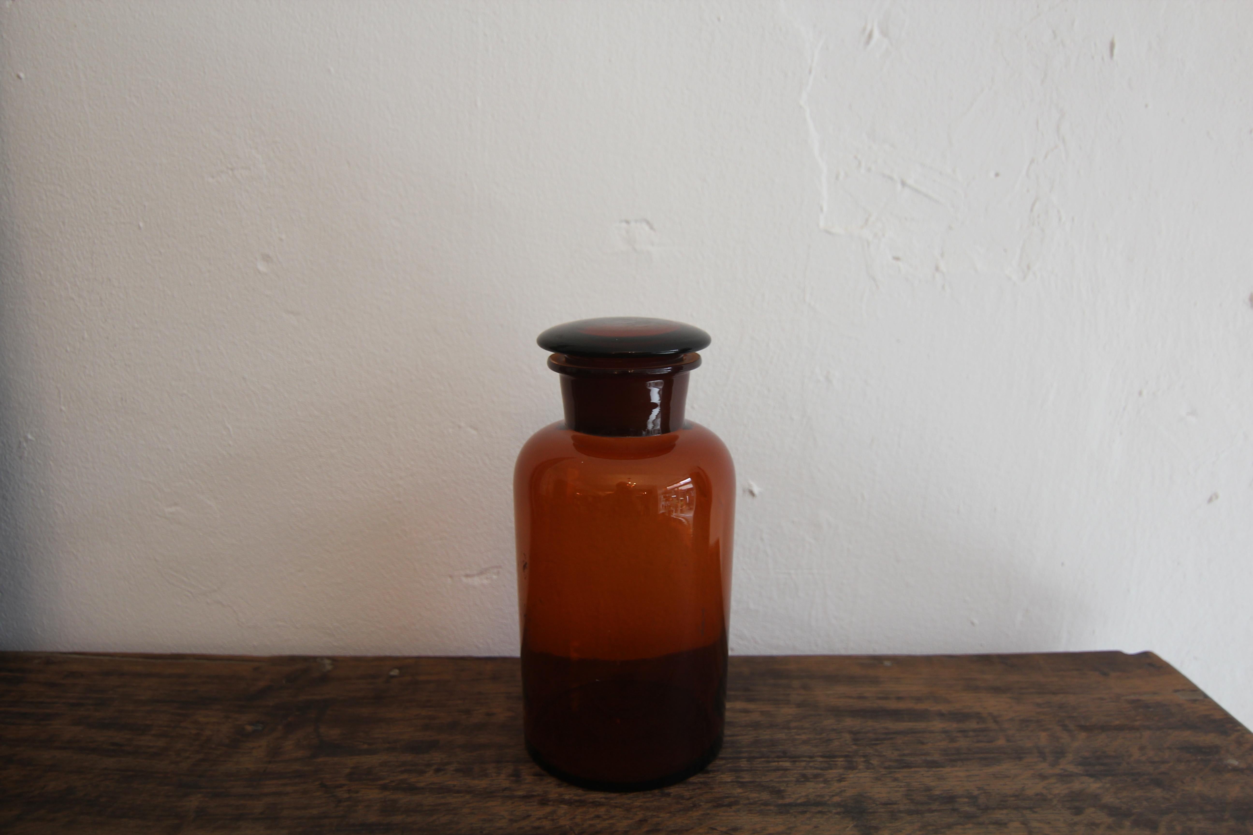 Vaso di vetro da farmacia tedesco dell'inizio del XX secolo In condizioni buone in vendita a Dusseldorf, DE